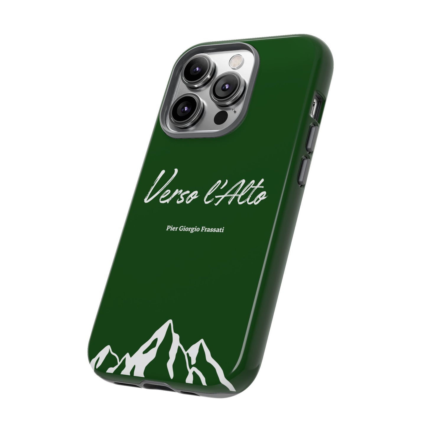 Vert Sapin Mountain Adventure Phone Case - Stylish Verso l'Alto Phone Protection