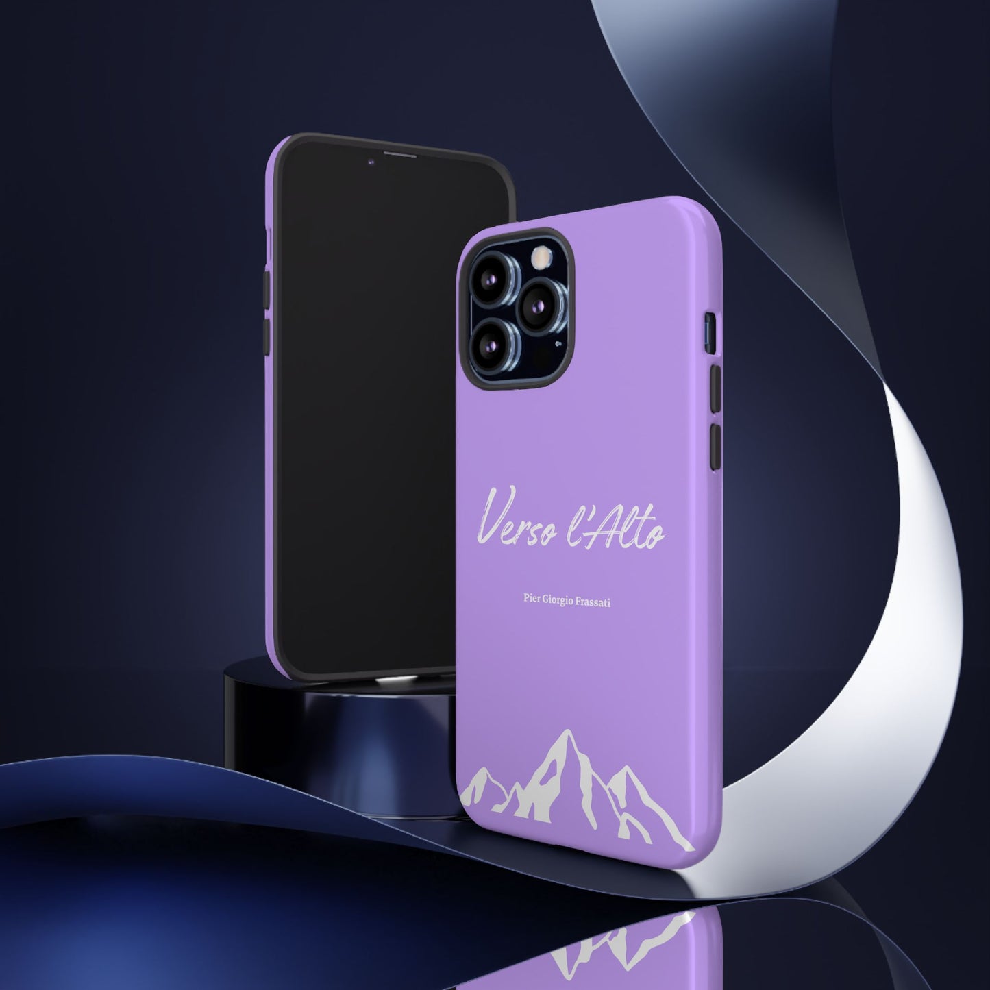 Mauve Mountain Adventure Phone Case - Stylish Verso l'Alto Phone Protection