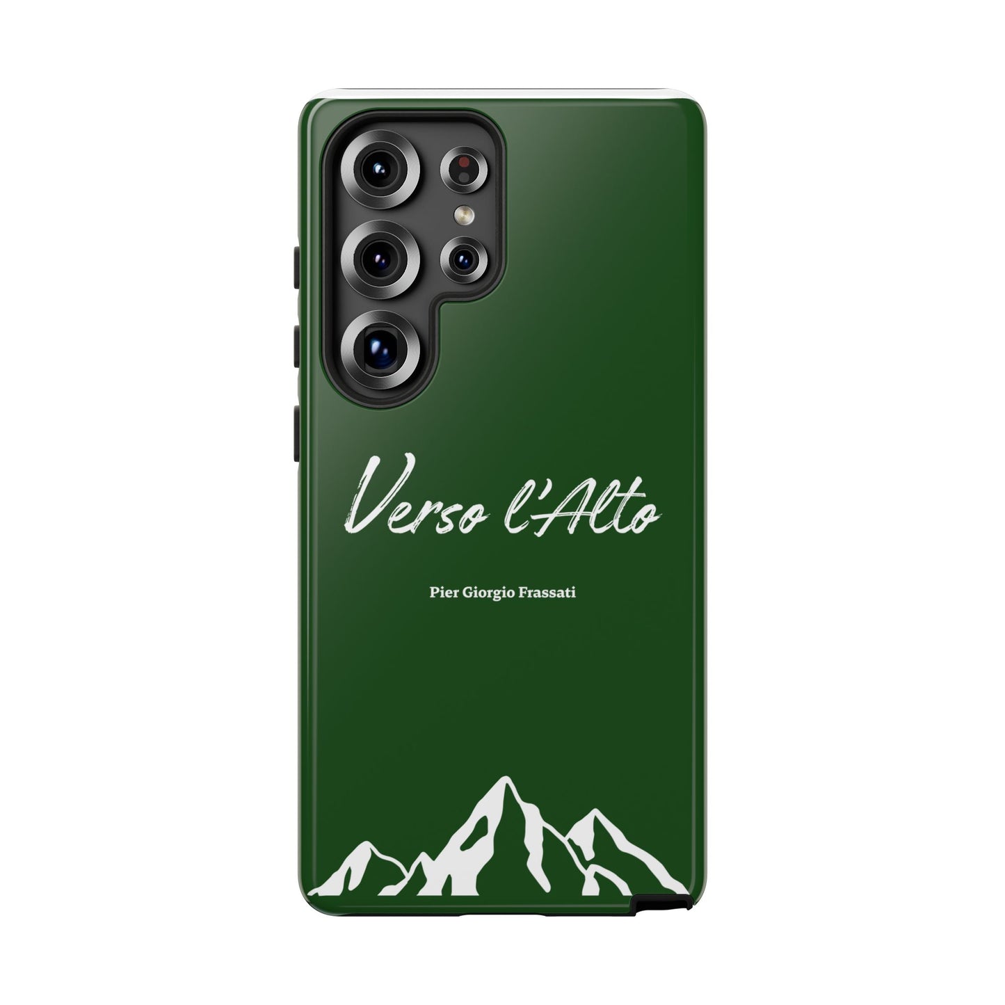Vert Sapin Mountain Adventure Phone Case - Stylish Verso l'Alto Phone Protection