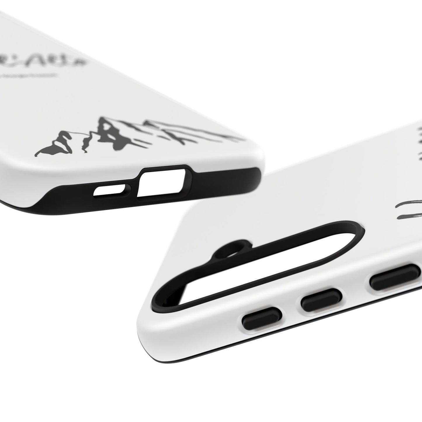 White Mountain Adventure Phone Case - Stylish Verso l'Alto Phone Protection