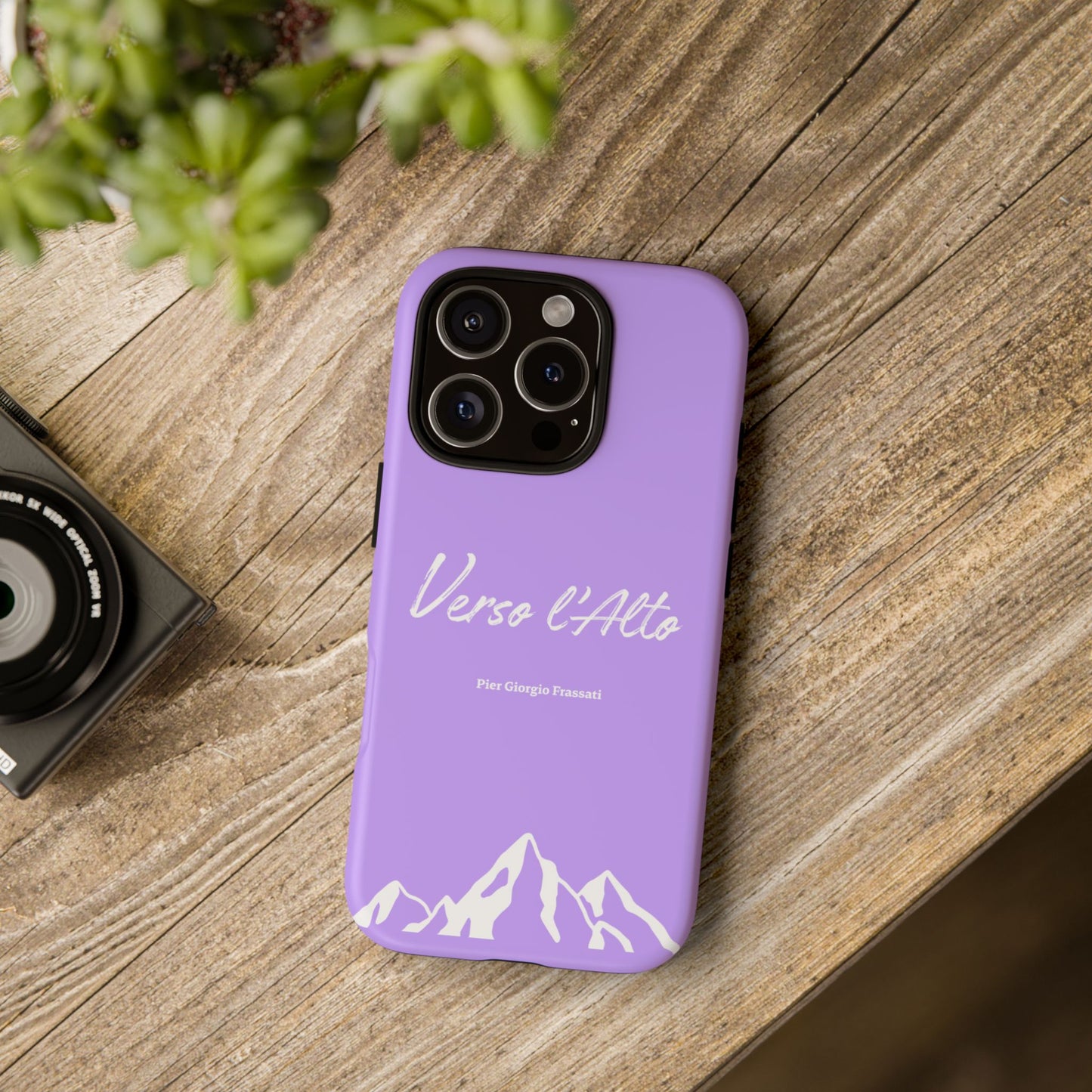 Mauve Mountain Adventure Phone Case - Stylish Verso l'Alto Phone Protection