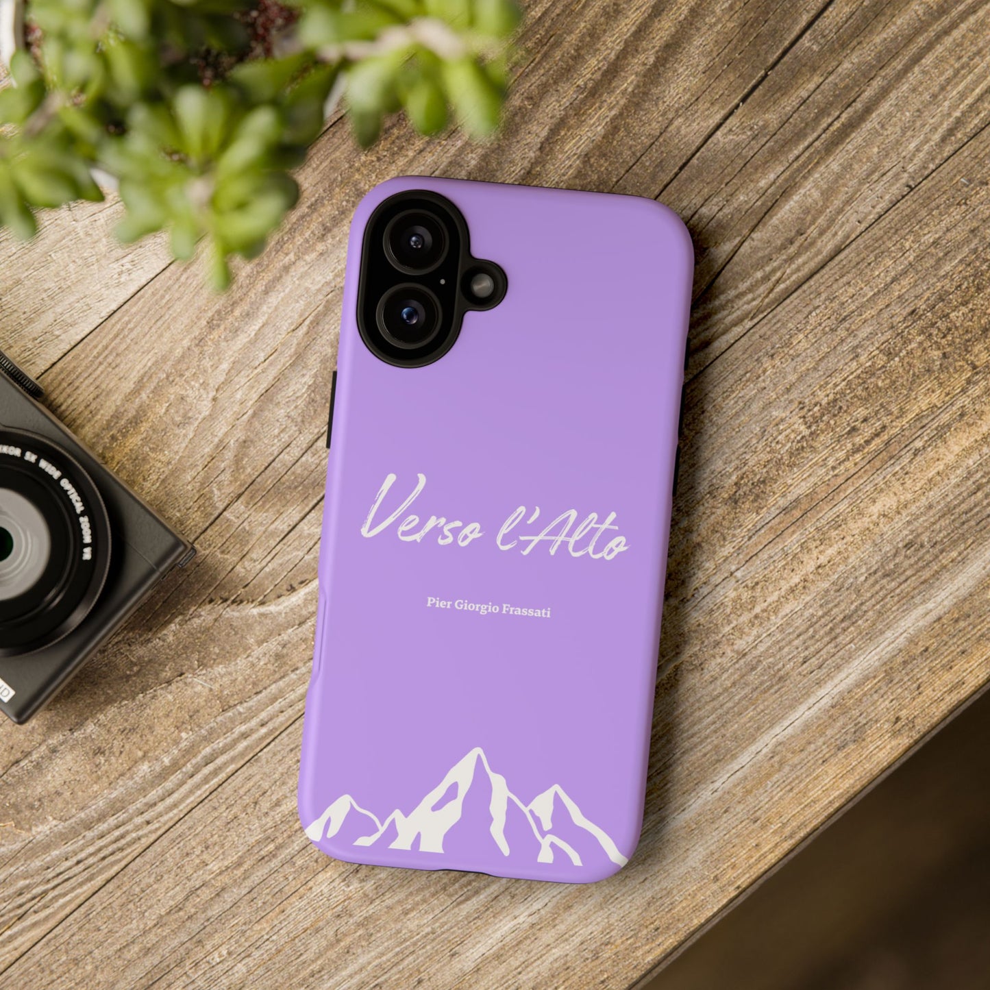 Mauve Mountain Adventure Phone Case - Stylish Verso l'Alto Phone Protection