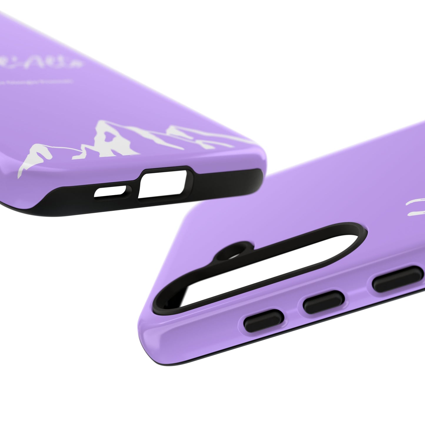 Mauve Mountain Adventure Phone Case - Stylish Verso l'Alto Phone Protection