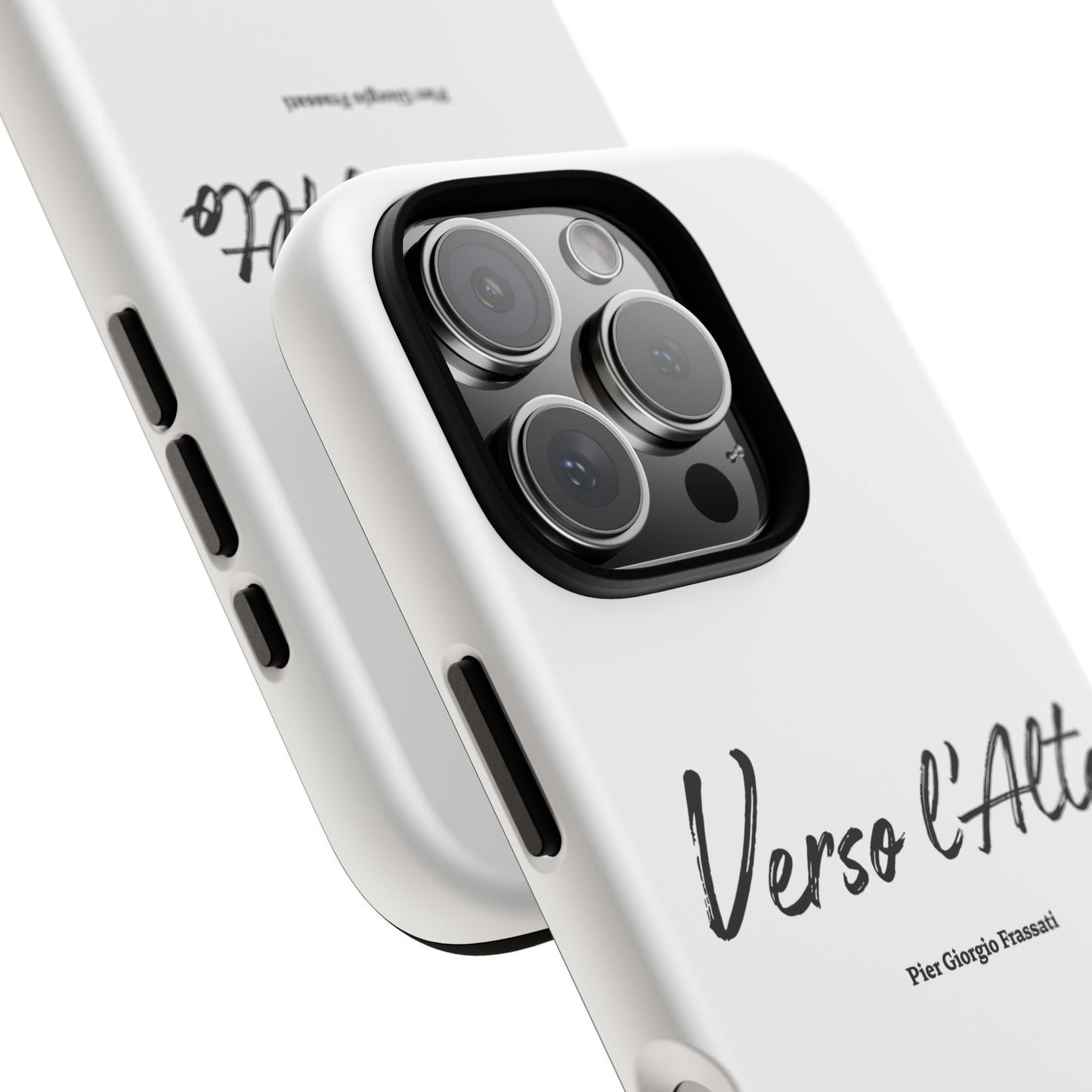White Mountain Adventure Phone Case - Stylish Verso l'Alto Phone Protection