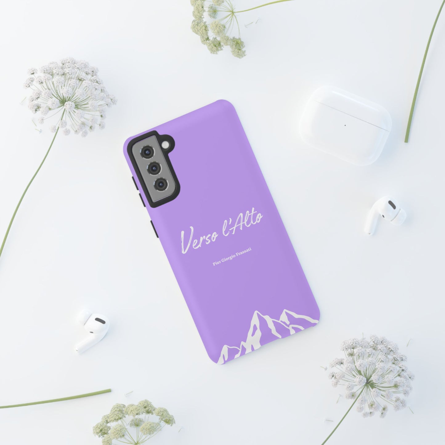 Mauve Mountain Adventure Phone Case - Stylish Verso l'Alto Phone Protection
