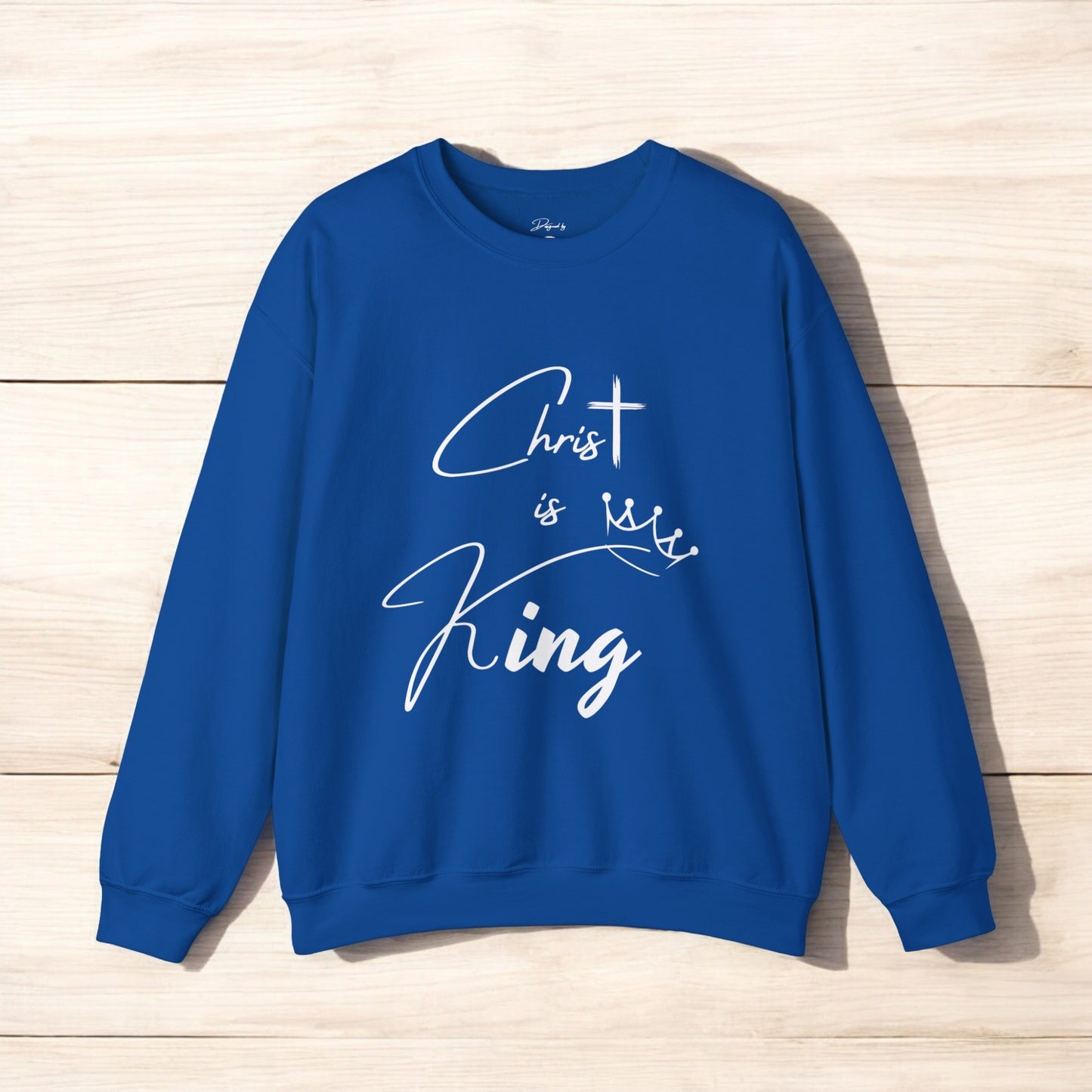Unisex "Christ is King" Sweatshirt | COLLECTION 2024_ROYAL BLUE COLLECTOR EDITION