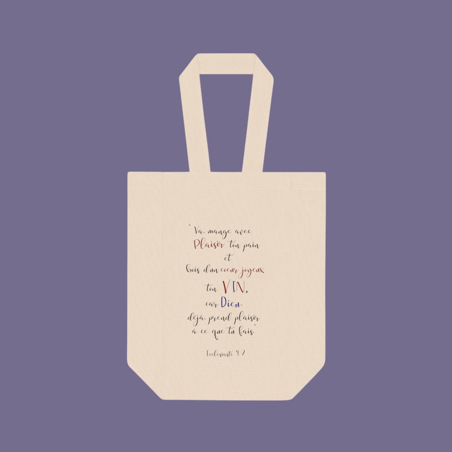 French Quote Double Wine Tote Bag