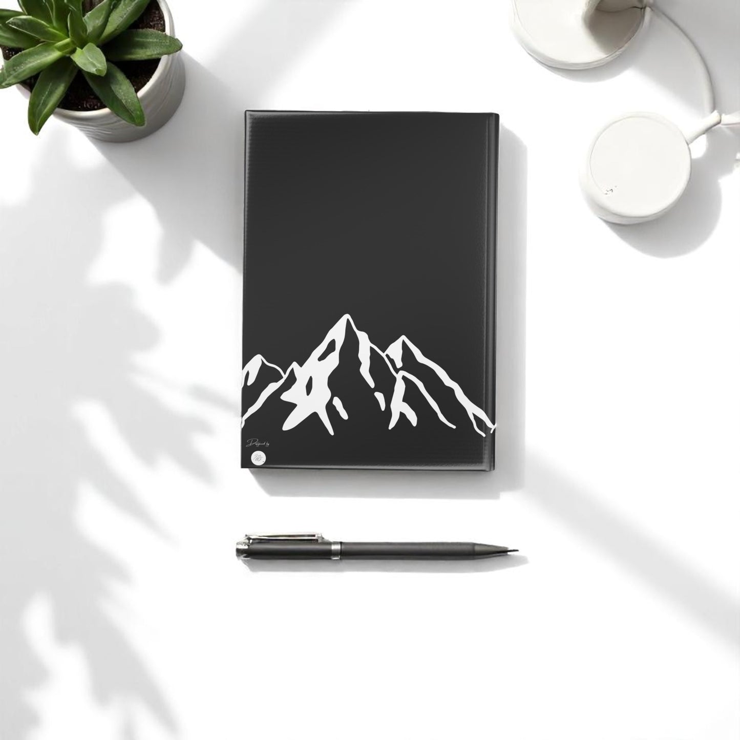 Carnet Elégant Noir "Verso l'Alto" | Journal intime | Carnet de prières | ligné ou blanc (UE)