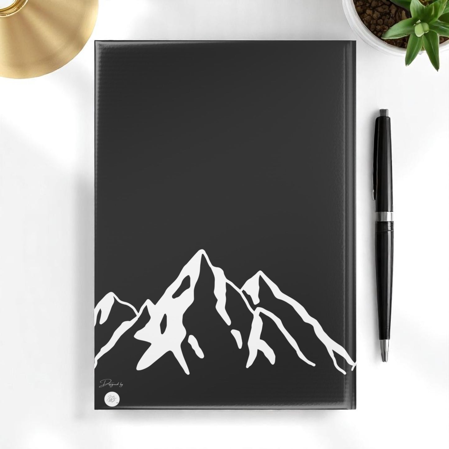 Carnet Elégant Noir "Verso l'Alto" | Journal intime | Carnet de prières | ligné ou blanc (UE)