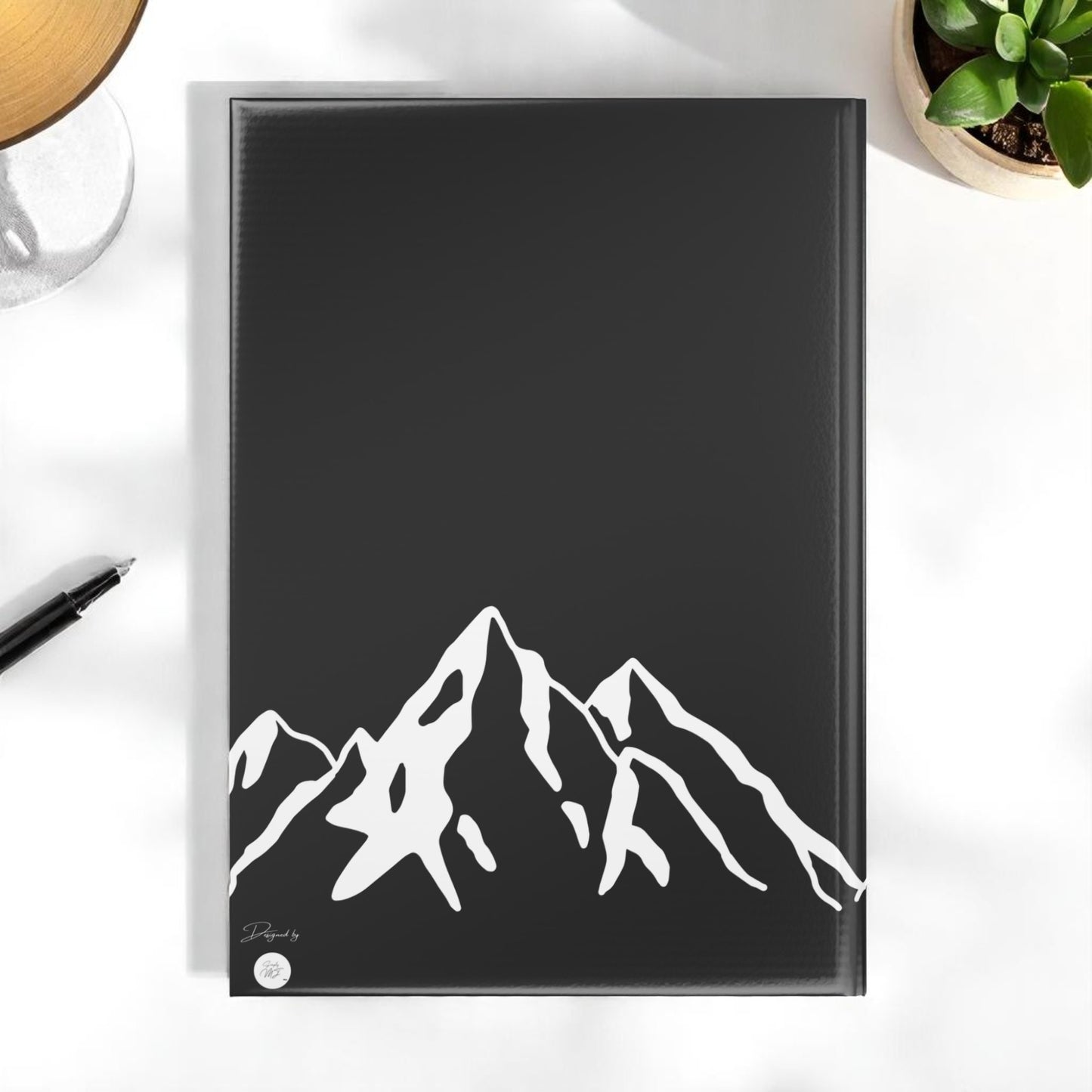 Carnet Elégant Noir "Verso l'Alto" | Journal intime | Carnet de prières | ligné ou blanc (UE)