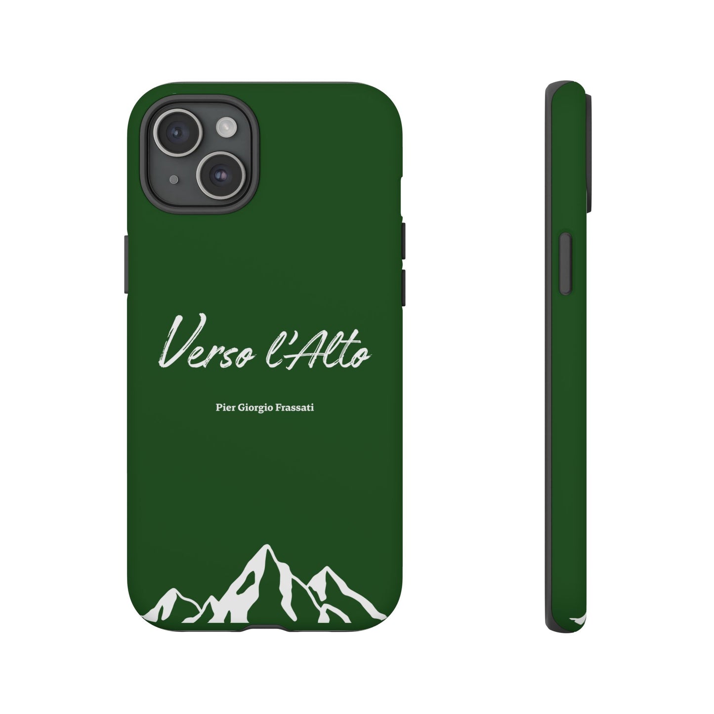 Vert Sapin Mountain Adventure Phone Case - Stylish Verso l'Alto Phone Protection