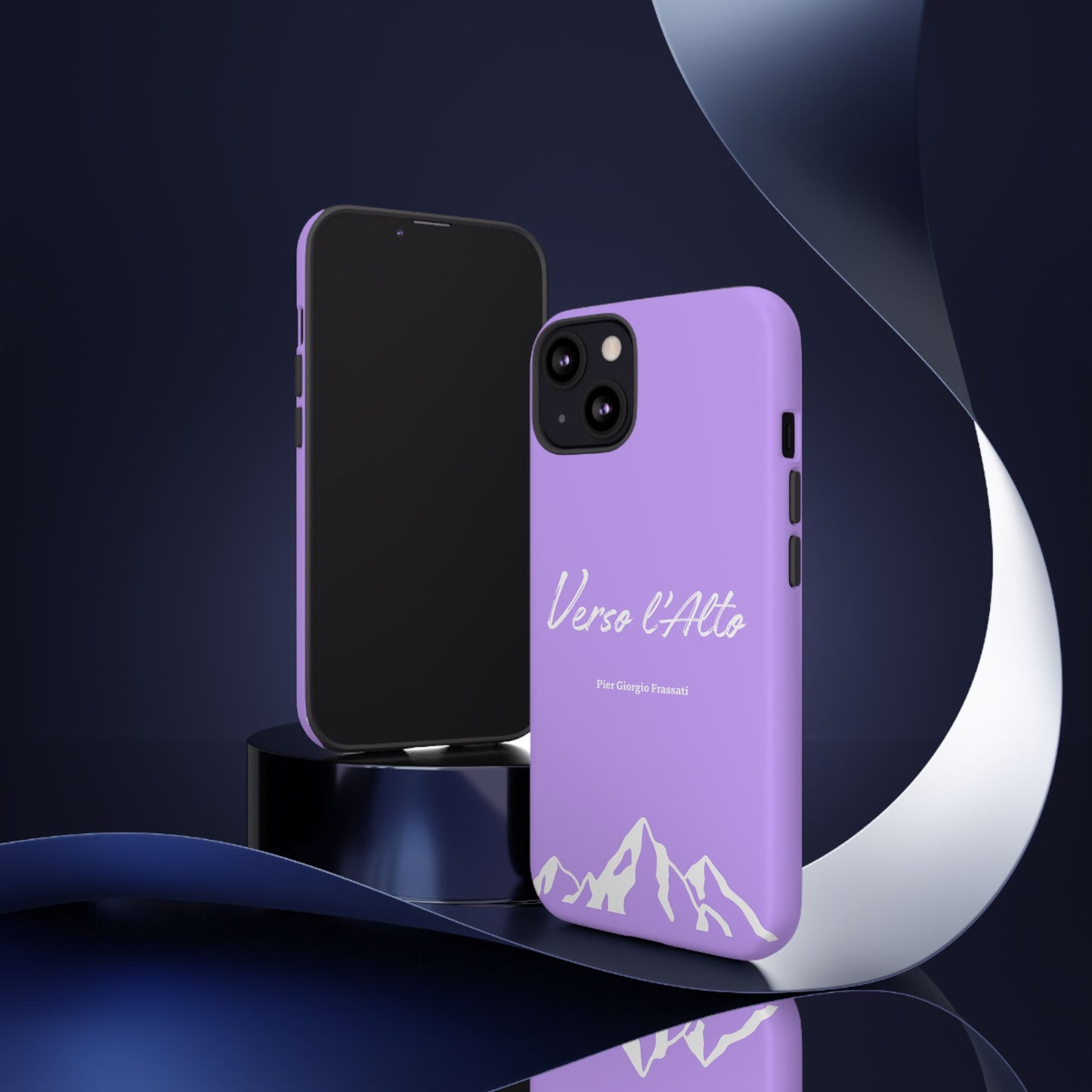 Mauve Mountain Adventure Phone Case - Stylish Verso l'Alto Phone Protection
