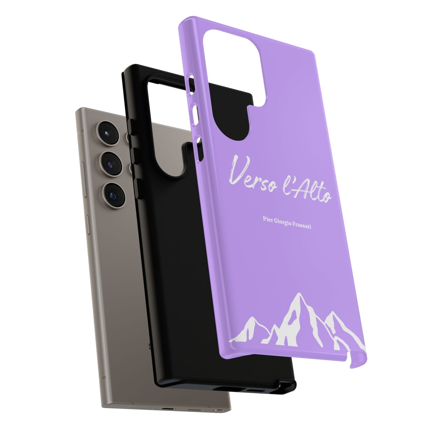 Mauve Mountain Adventure Phone Case - Stylish Verso l'Alto Phone Protection