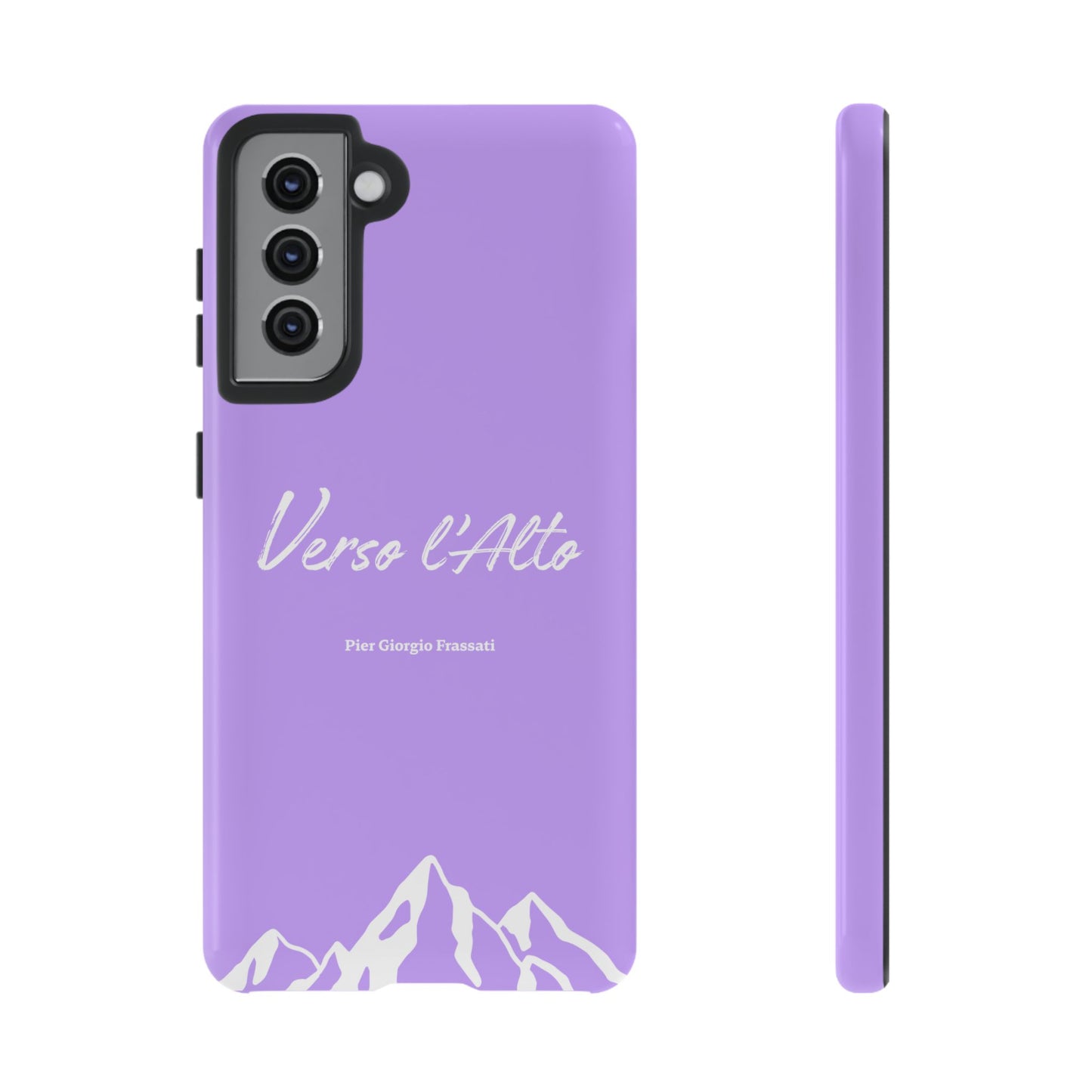 Mauve Mountain Adventure Phone Case - Stylish Verso l'Alto Phone Protection