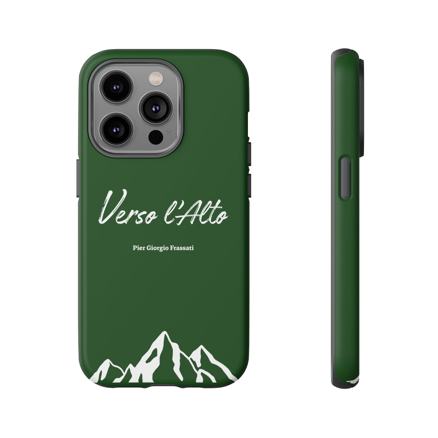 Vert Sapin Mountain Adventure Phone Case - Stylish Verso l'Alto Phone Protection