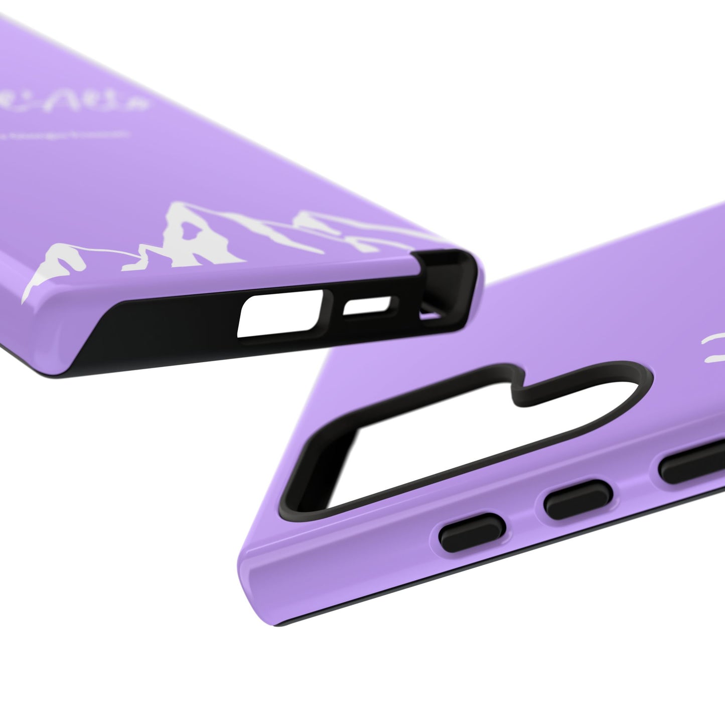 Mauve Mountain Adventure Phone Case - Stylish Verso l'Alto Phone Protection