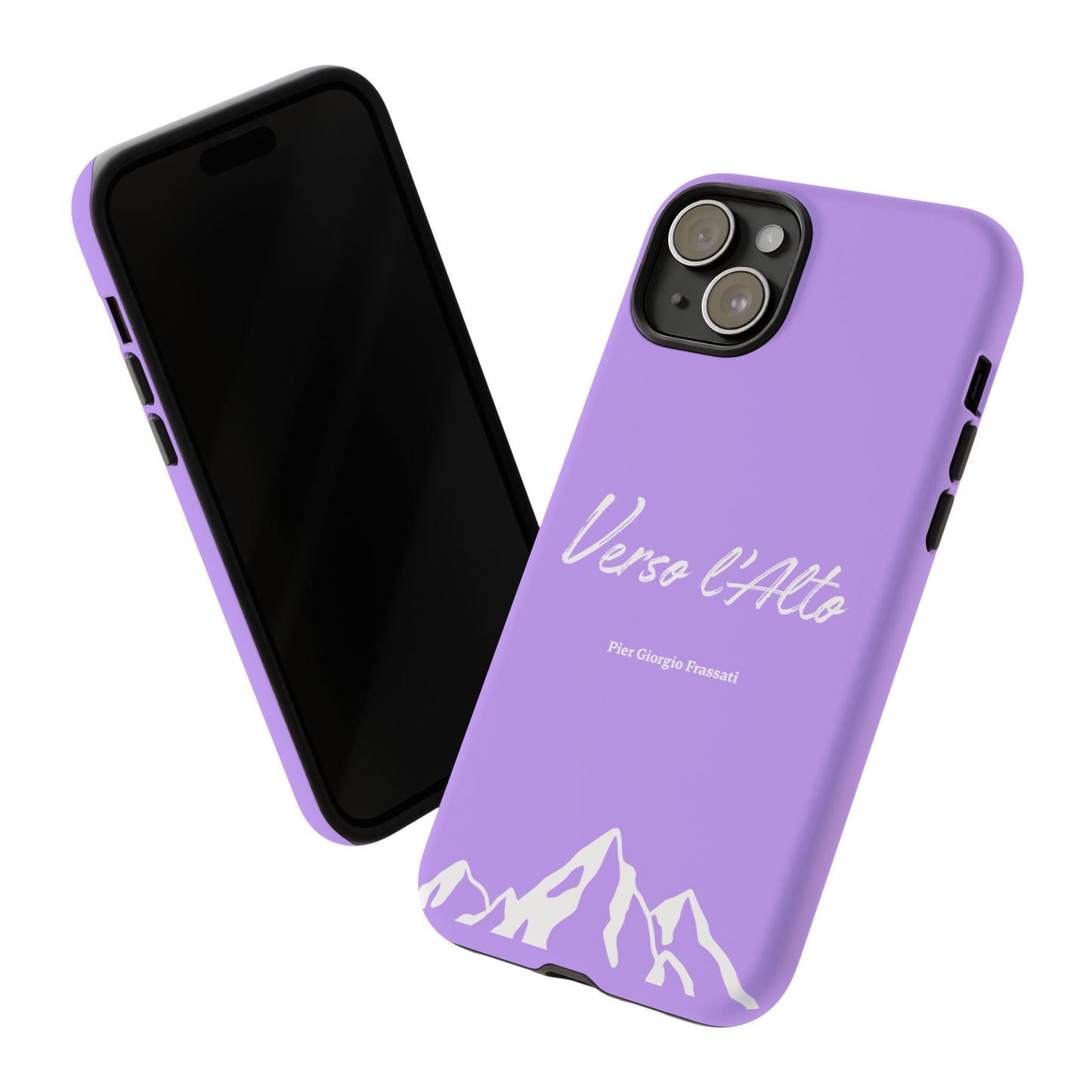 Mauve Mountain Adventure Phone Case - Stylish Verso l'Alto Phone Protection