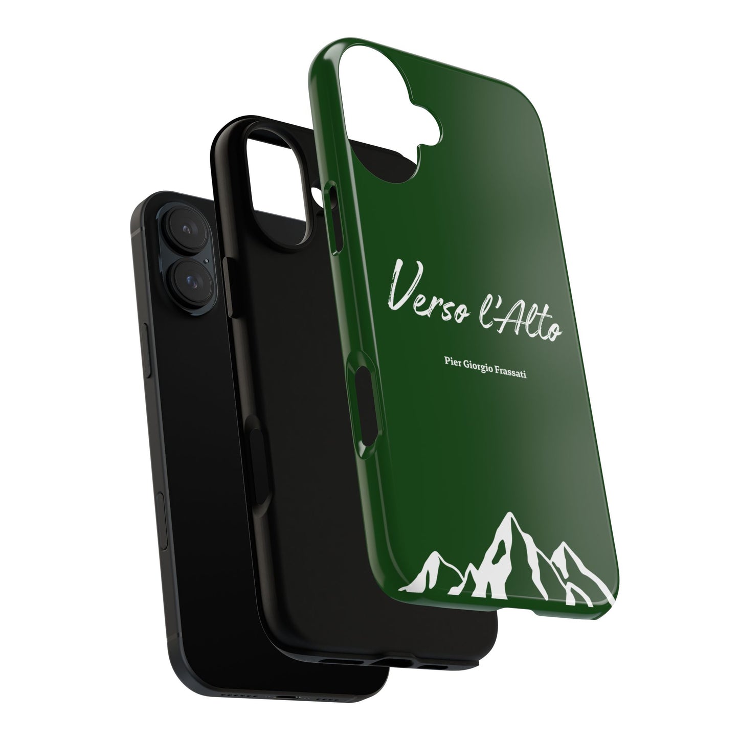 Vert Sapin Mountain Adventure Phone Case - Stylish Verso l'Alto Phone Protection