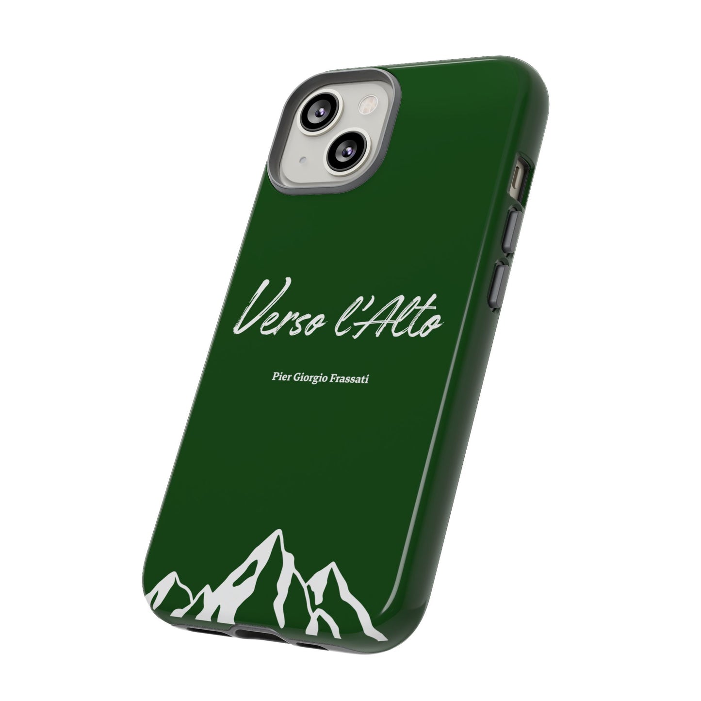 Vert Sapin Mountain Adventure Phone Case - Stylish Verso l'Alto Phone Protection
