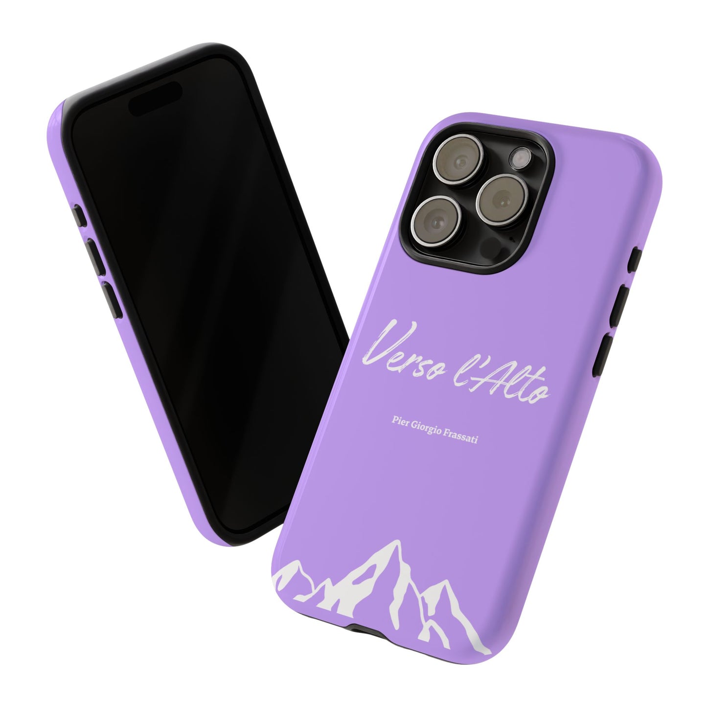 Mauve Mountain Adventure Phone Case - Stylish Verso l'Alto Phone Protection