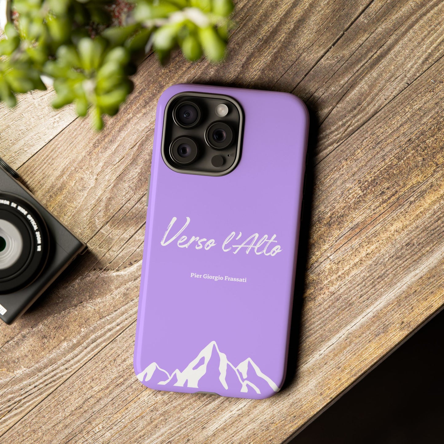 Mauve Mountain Adventure Phone Case - Stylish Verso l'Alto Phone Protection