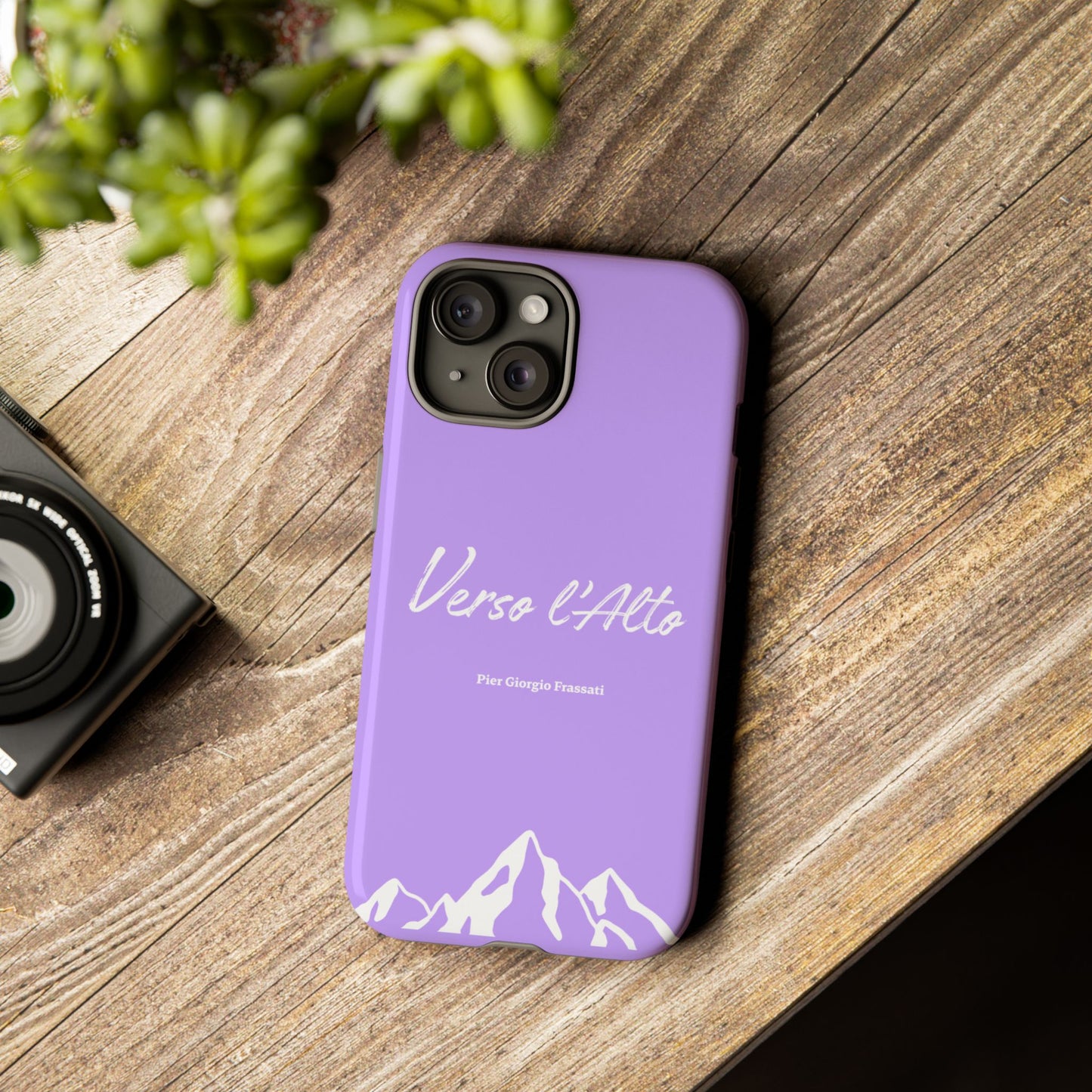 Mauve Mountain Adventure Phone Case - Stylish Verso l'Alto Phone Protection