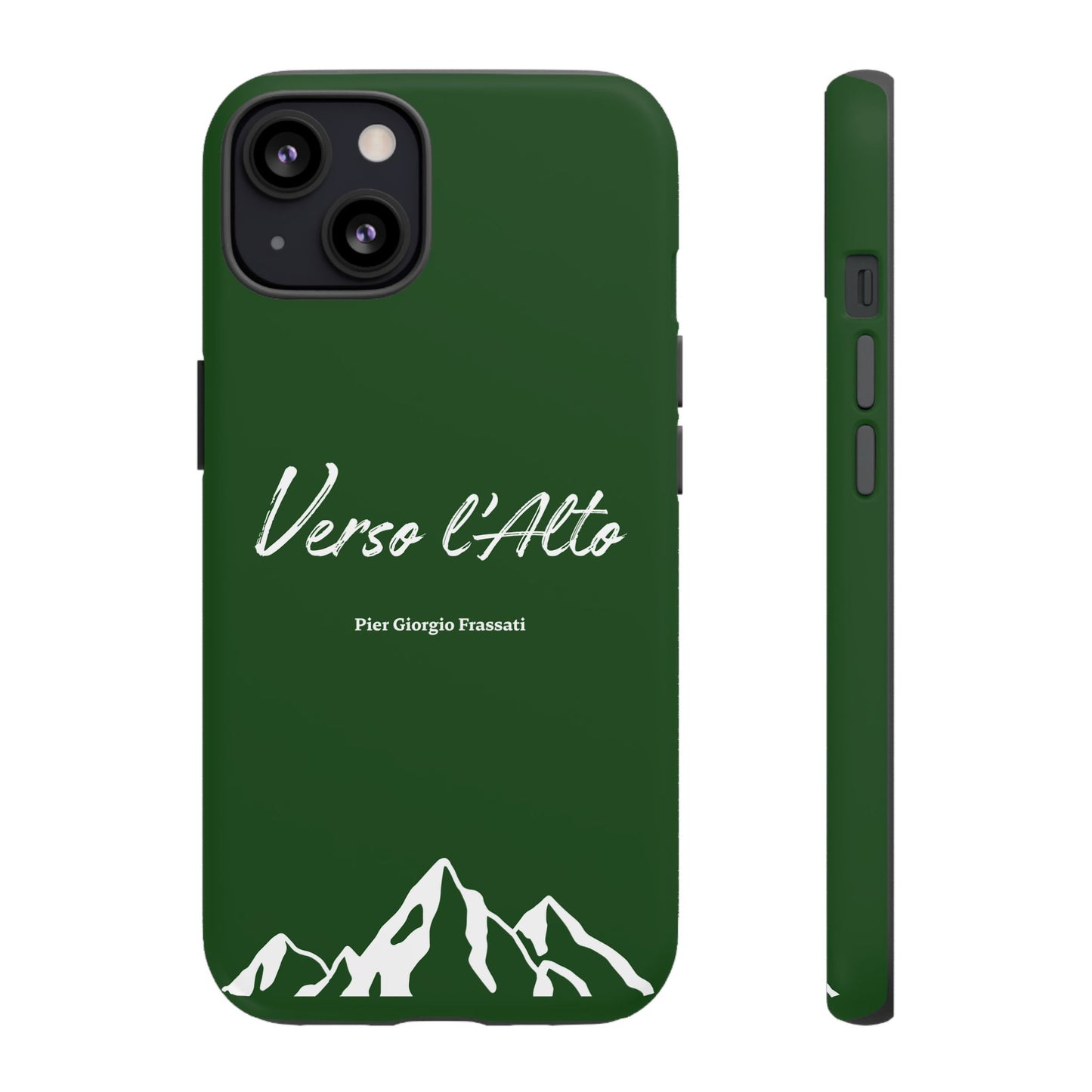 Vert Sapin Mountain Adventure Phone Case - Stylish Verso l'Alto Phone Protection
