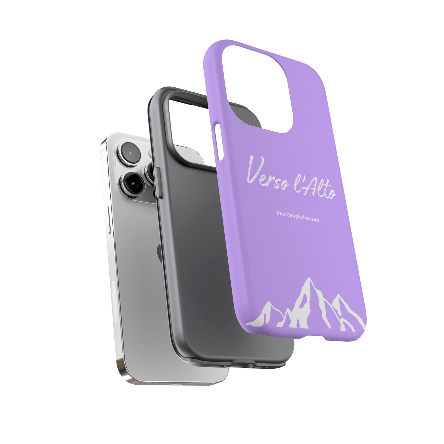 Mauve Mountain Adventure Phone Case - Stylish Verso l'Alto Phone Protection