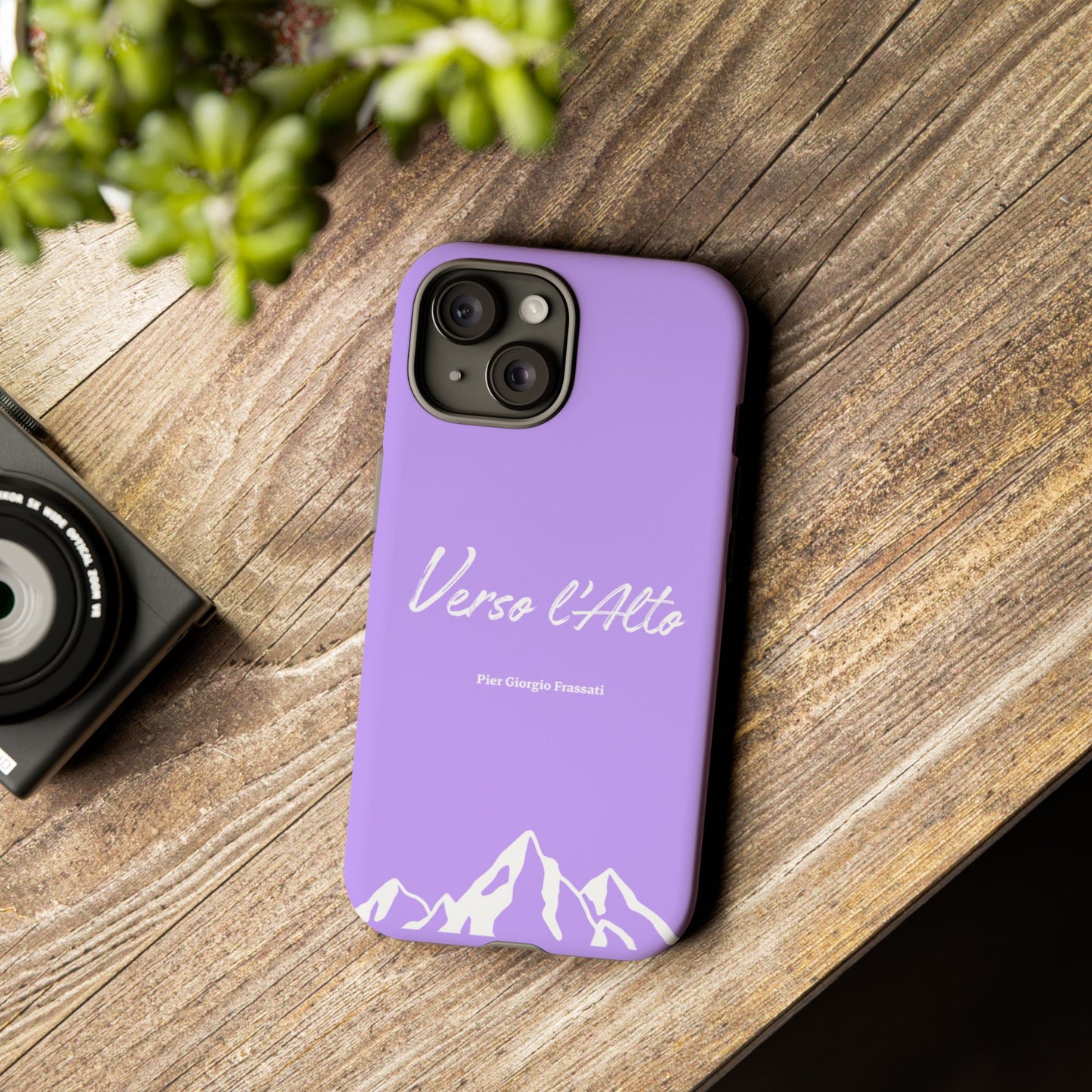 Mauve Mountain Adventure Phone Case - Stylish Verso l'Alto Phone Protection