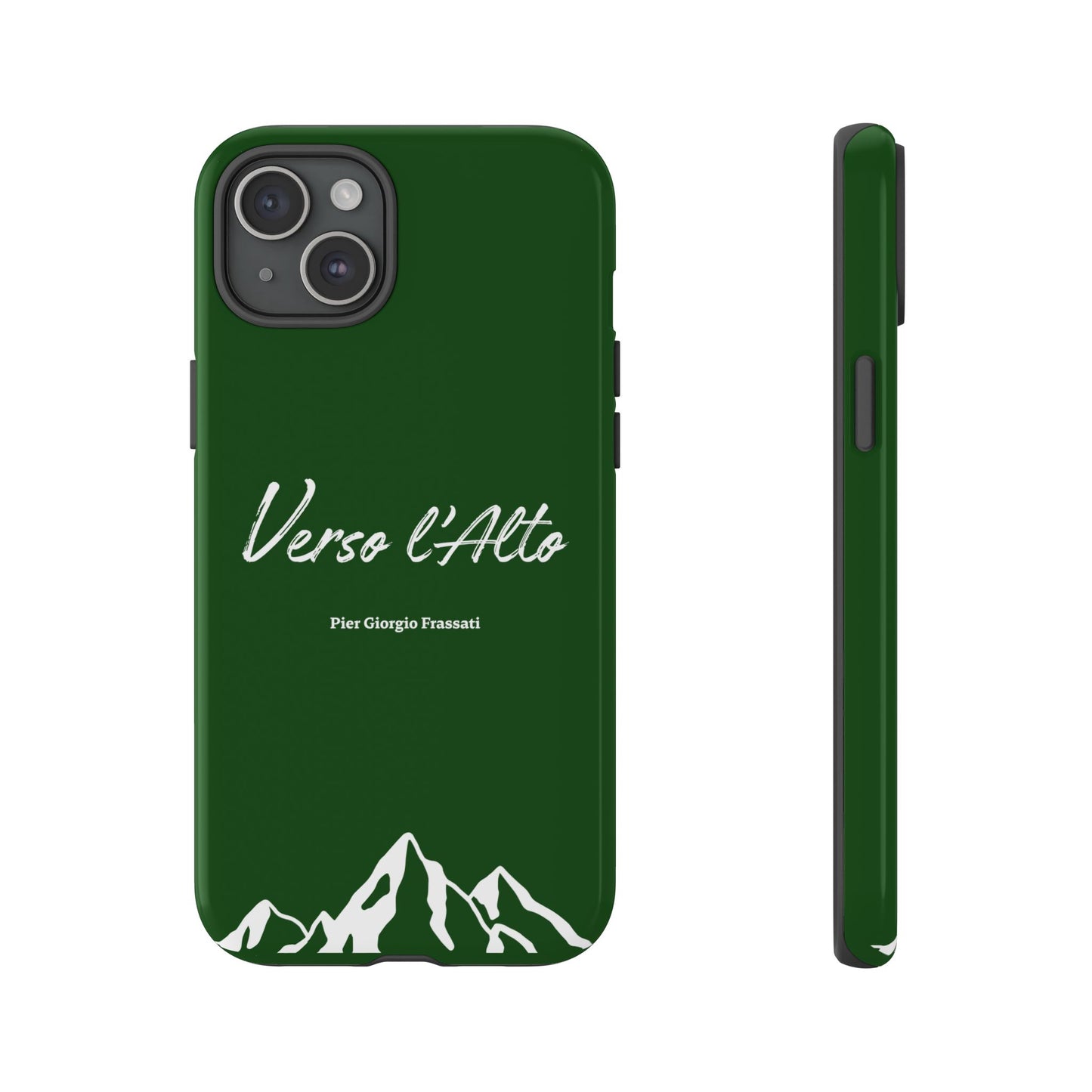 Vert Sapin Mountain Adventure Phone Case - Stylish Verso l'Alto Phone Protection