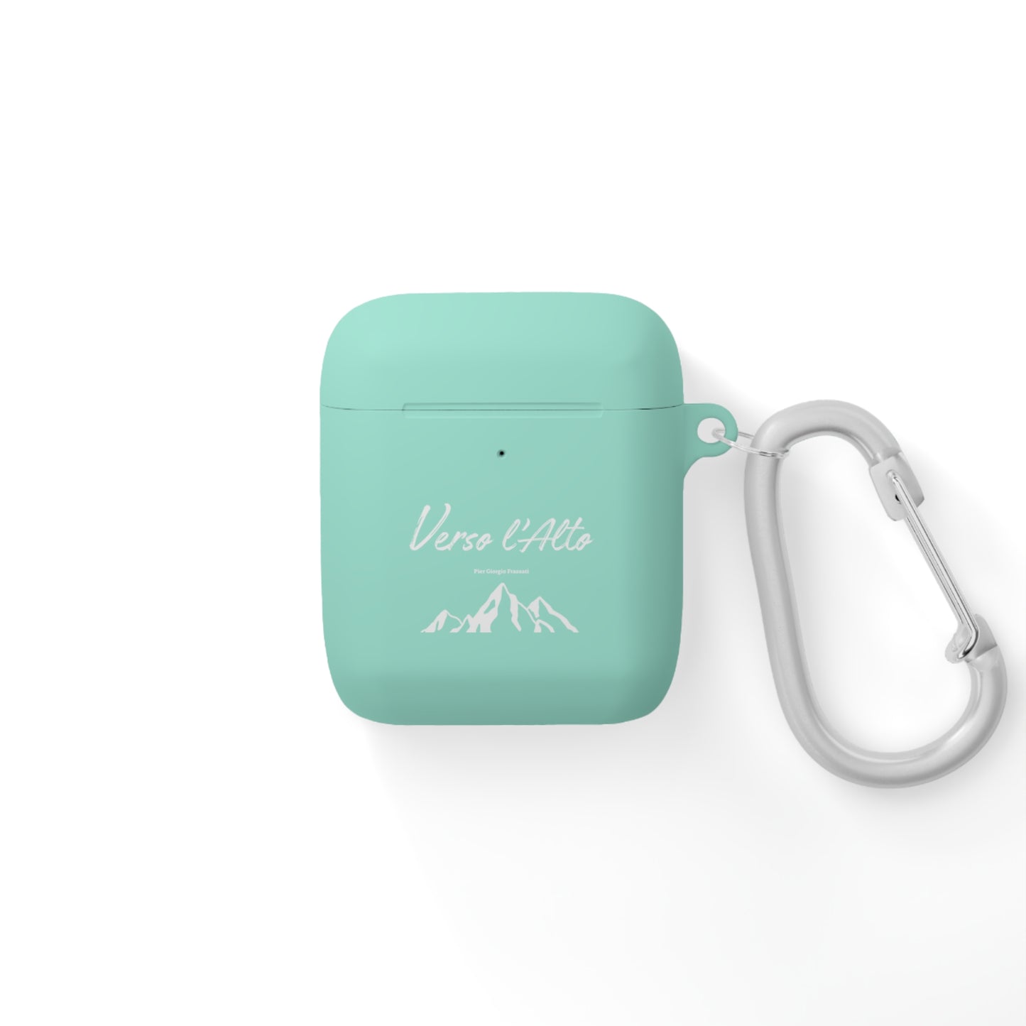 Coque de protection pour AirPods avec design Verso l'Alto (version noir-vert d'eau-bleu marine)