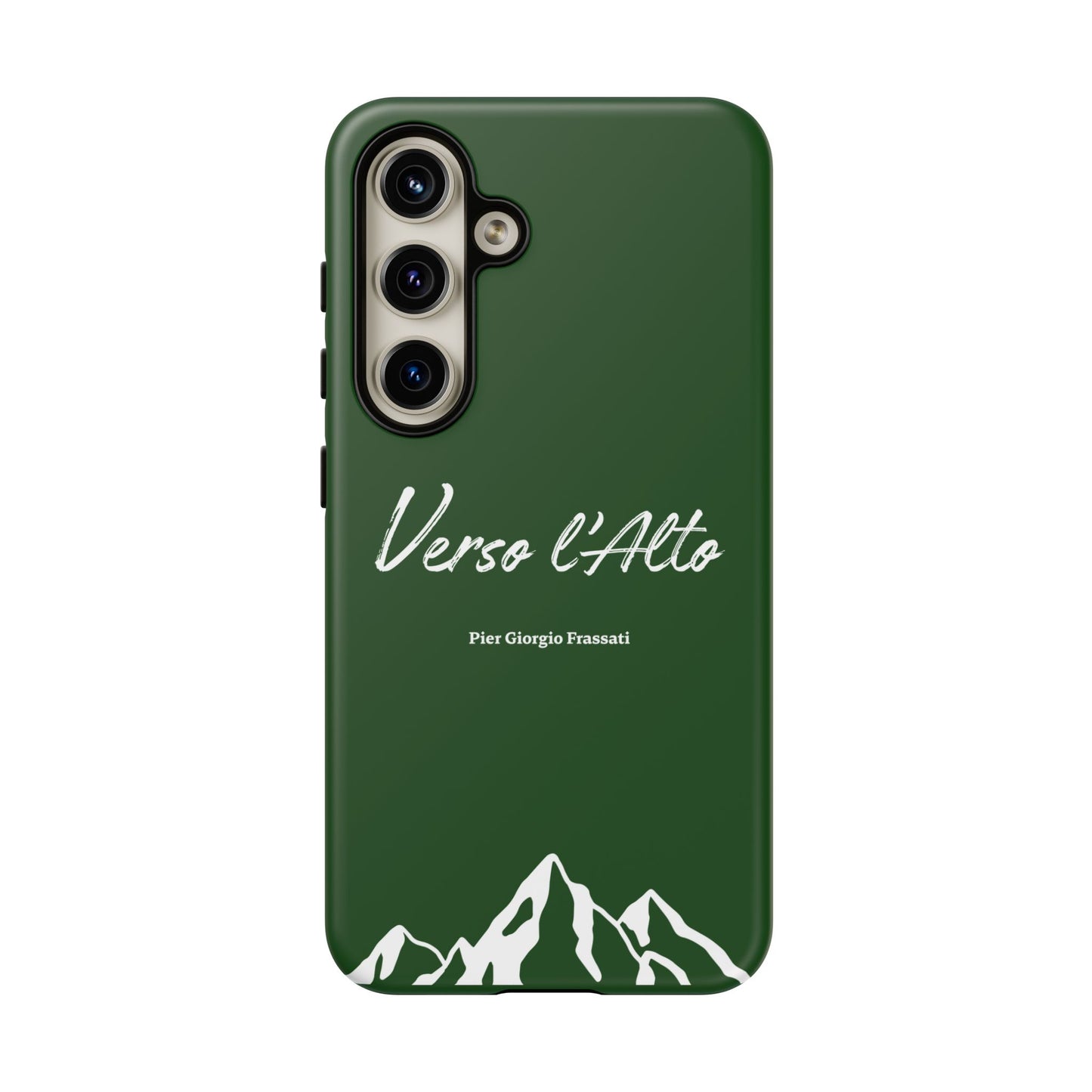 Vert Sapin Mountain Adventure Phone Case - Stylish Verso l'Alto Phone Protection