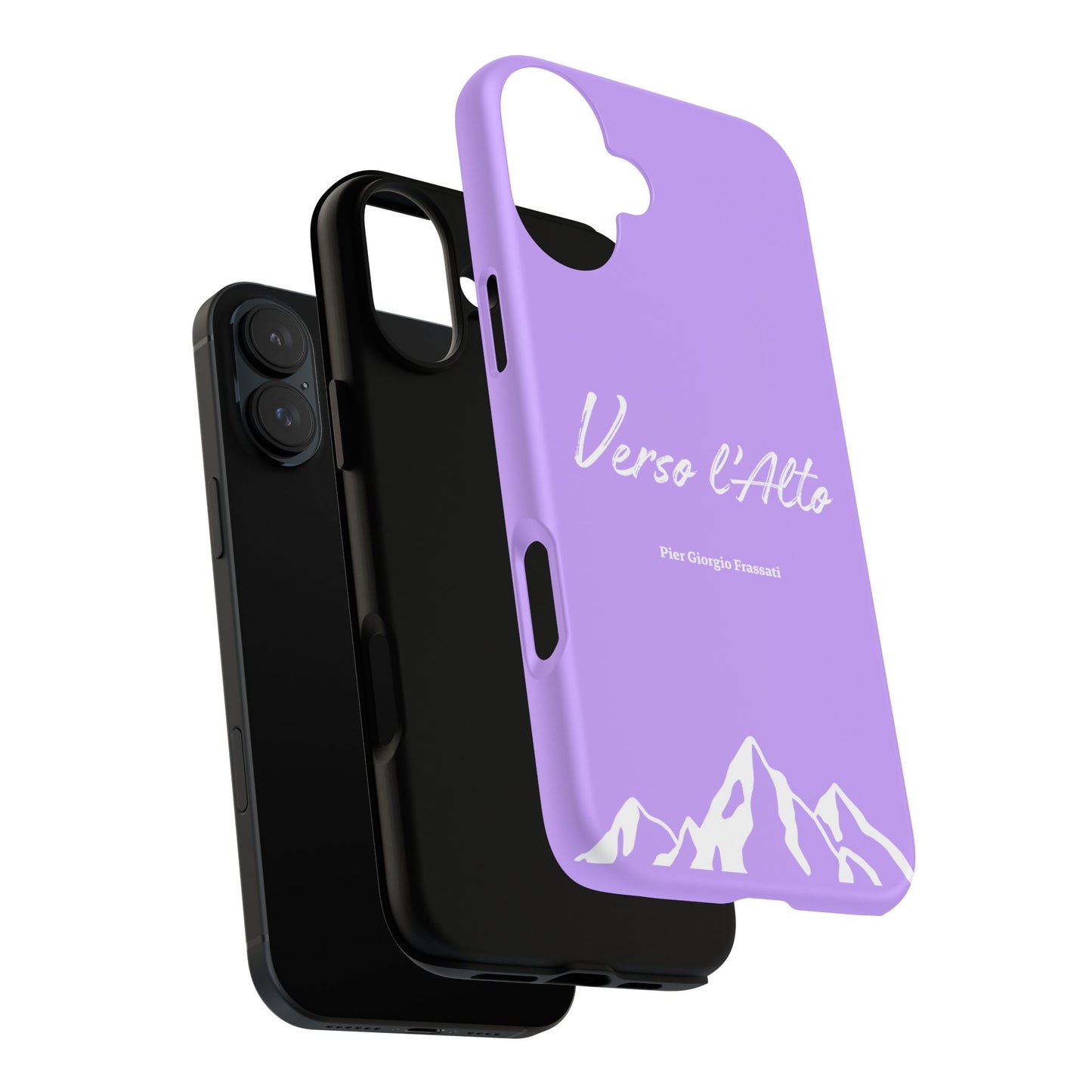 Mauve Mountain Adventure Phone Case - Stylish Verso l'Alto Phone Protection
