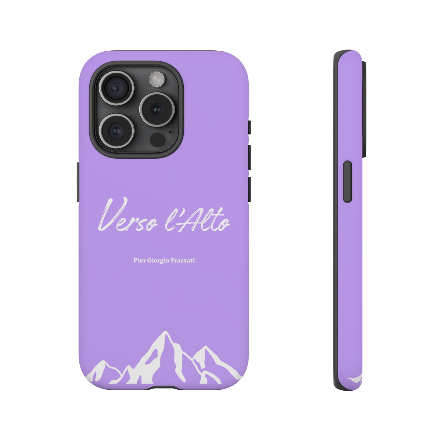 Mauve Mountain Adventure Phone Case - Stylish Verso l'Alto Phone Protection