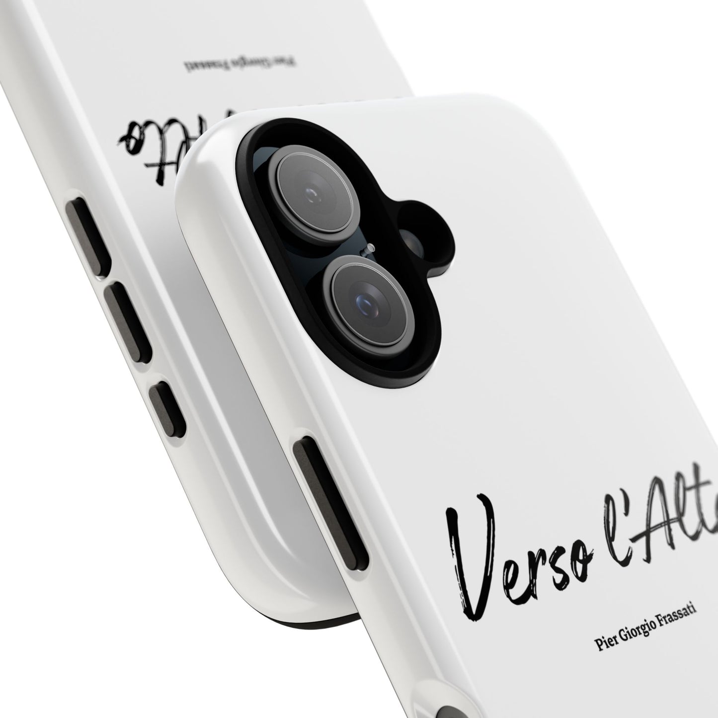 White Mountain Adventure Phone Case - Stylish Verso l'Alto Phone Protection