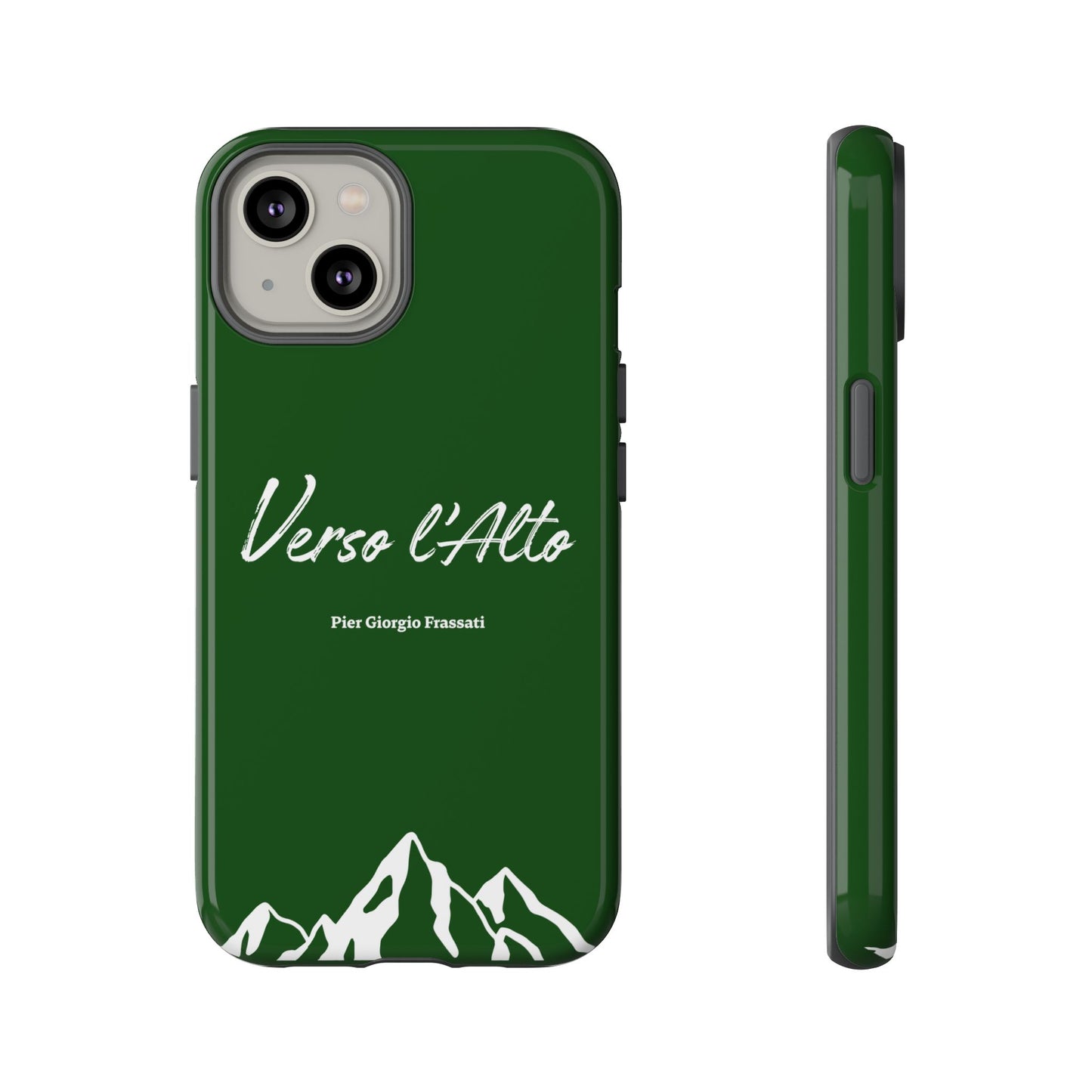 Vert Sapin Mountain Adventure Phone Case - Stylish Verso l'Alto Phone Protection
