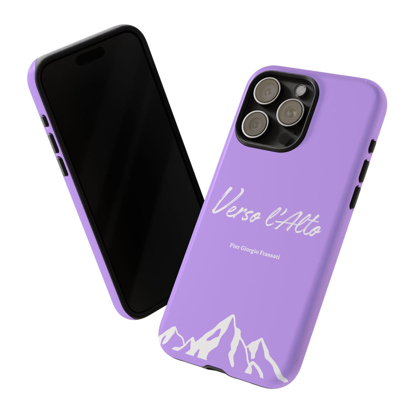 Mauve Mountain Adventure Phone Case - Stylish Verso l'Alto Phone Protection