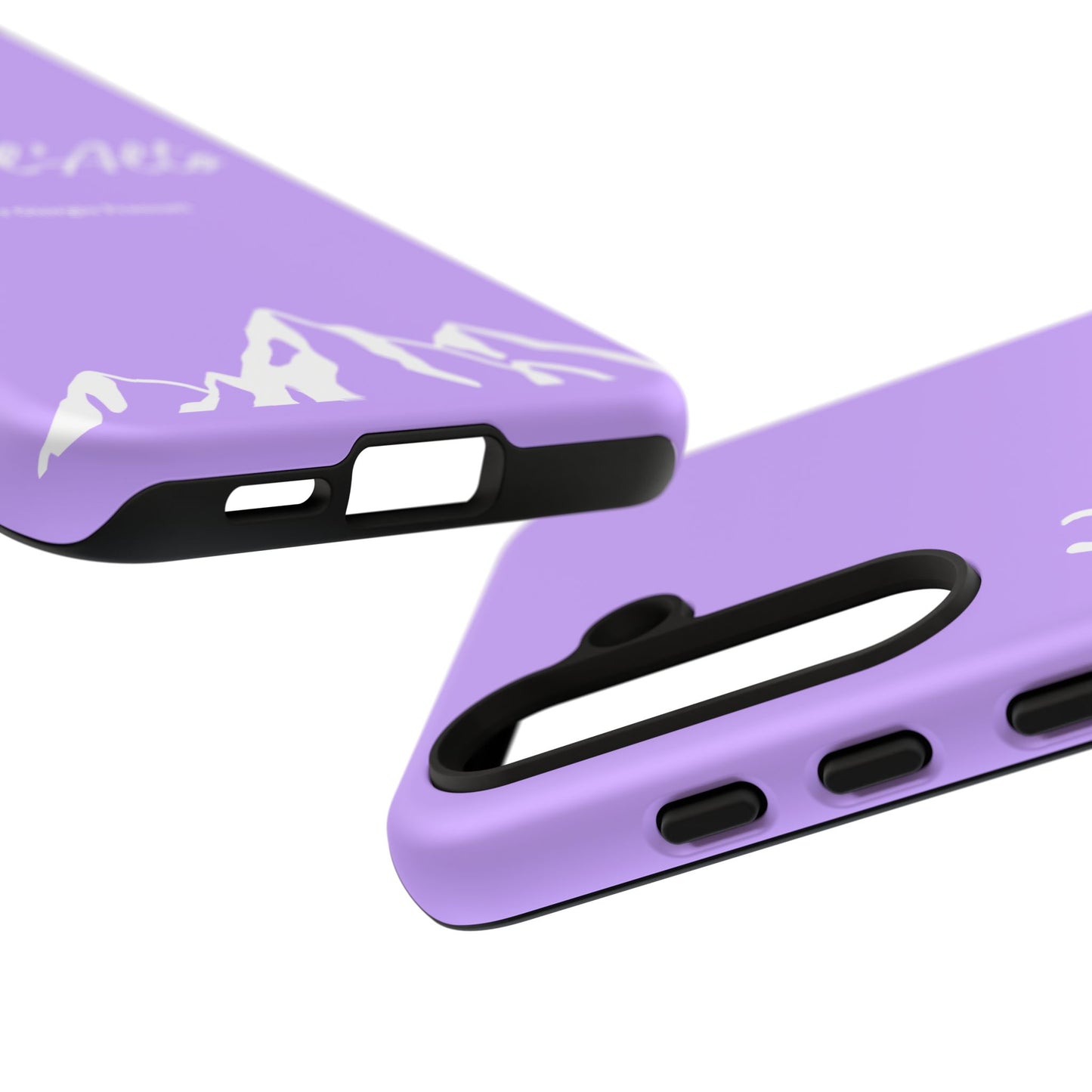 Mauve Mountain Adventure Phone Case - Stylish Verso l'Alto Phone Protection