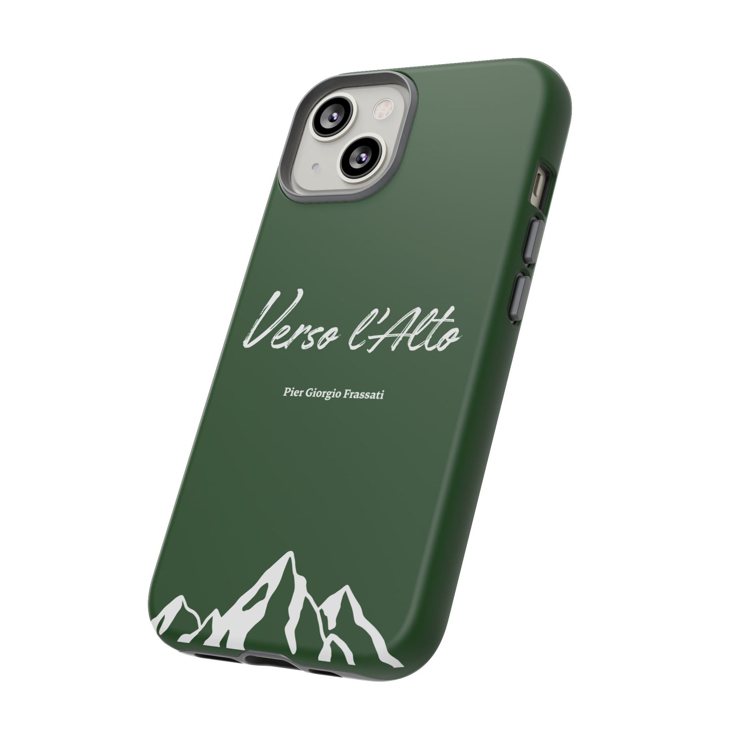 Vert Sapin Mountain Adventure Phone Case - Stylish Verso l'Alto Phone Protection