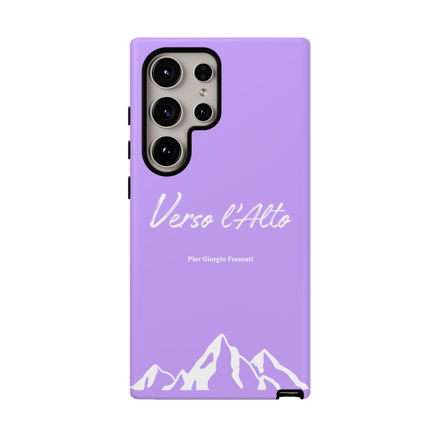 Mauve Mountain Adventure Phone Case - Stylish Verso l'Alto Phone Protection
