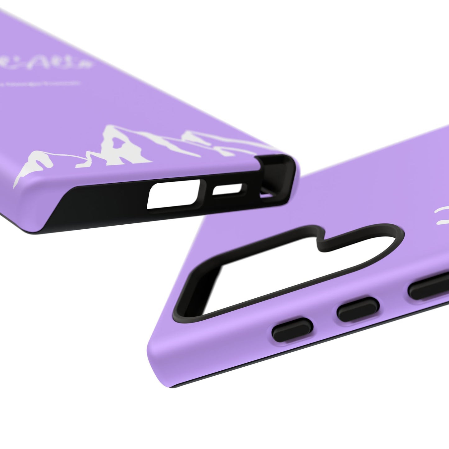 Mauve Mountain Adventure Phone Case - Stylish Verso l'Alto Phone Protection