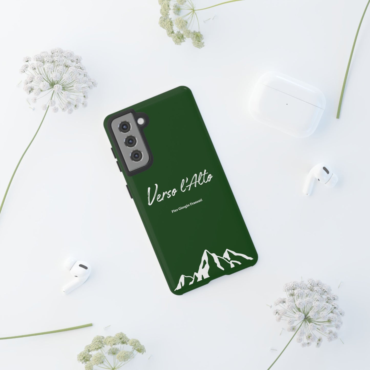 Vert Sapin Mountain Adventure Phone Case - Stylish Verso l'Alto Phone Protection