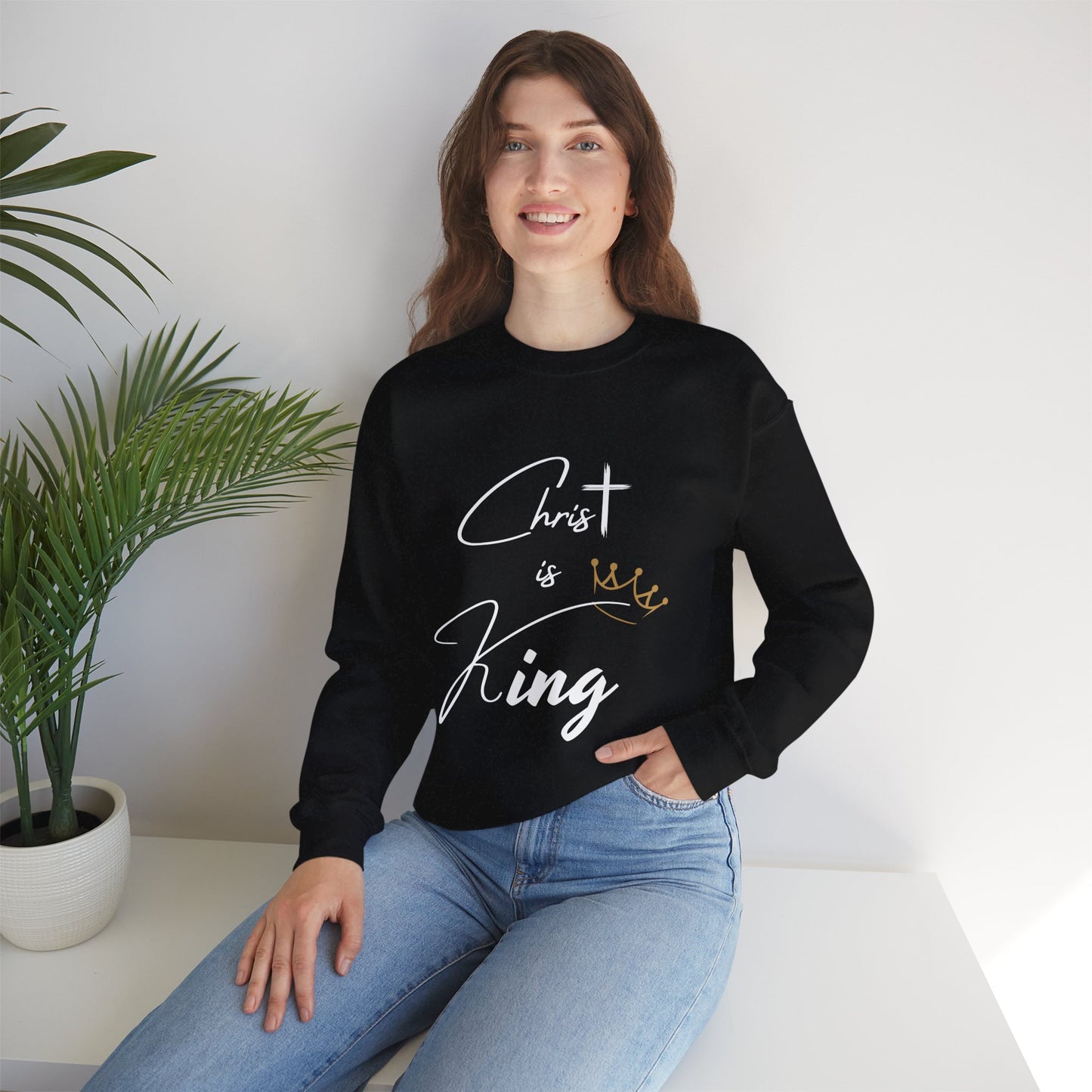 Unisex Christ is King Sweatshirt_2024 Collection BLACK I LIMITED EDITION