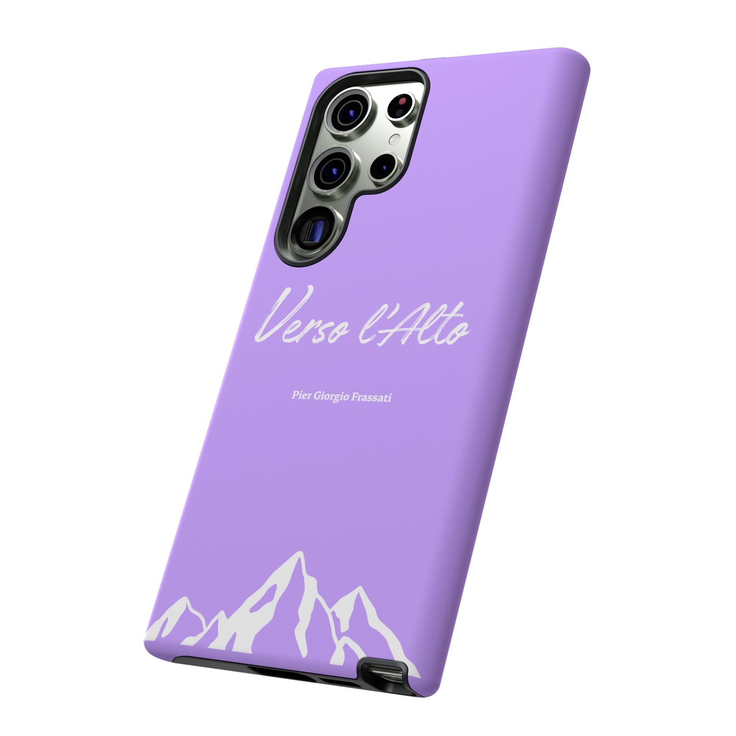 Mauve Mountain Adventure Phone Case - Stylish Verso l'Alto Phone Protection