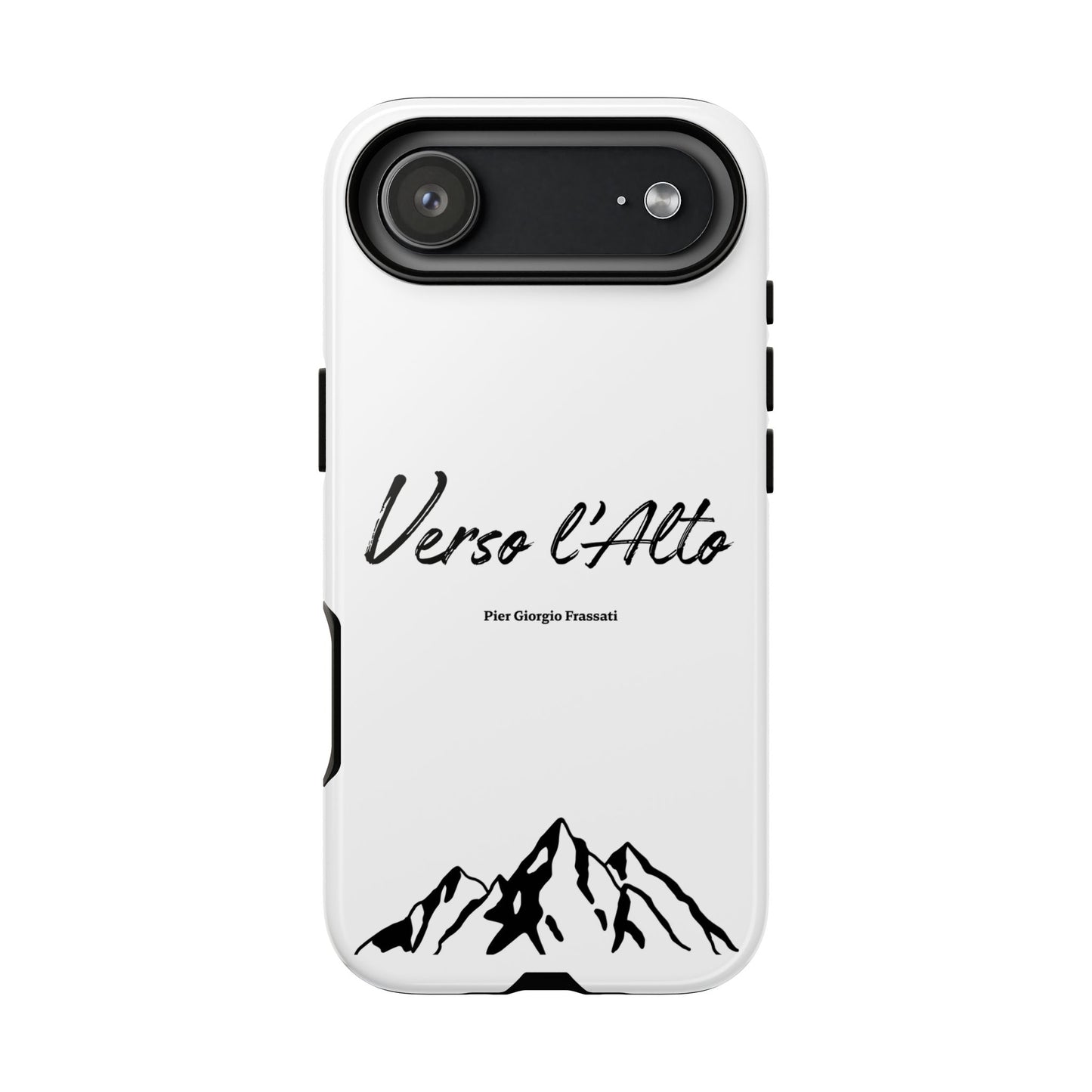 White Mountain Adventure Phone Case - Stylish Verso l'Alto Phone Protection