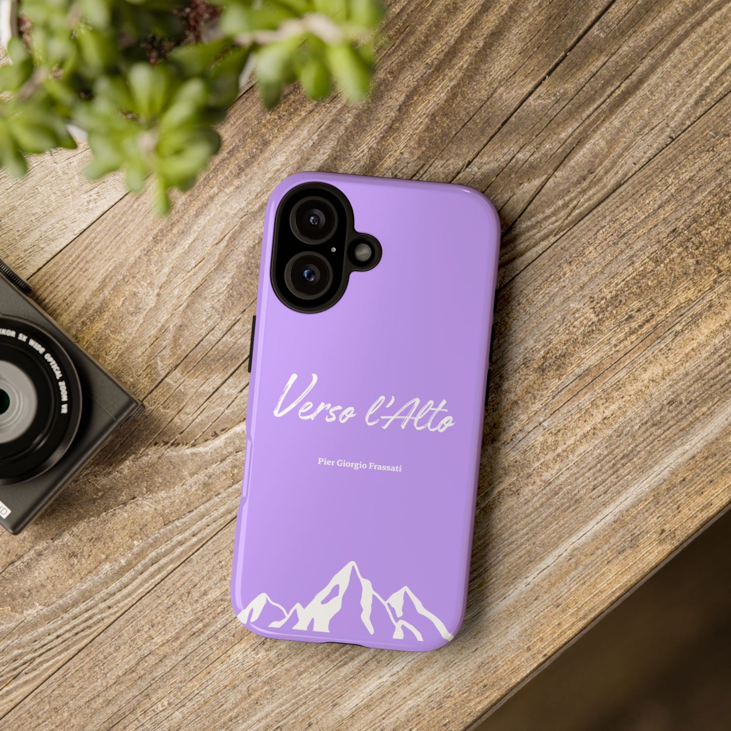 Mauve Mountain Adventure Phone Case - Stylish Verso l'Alto Phone Protection