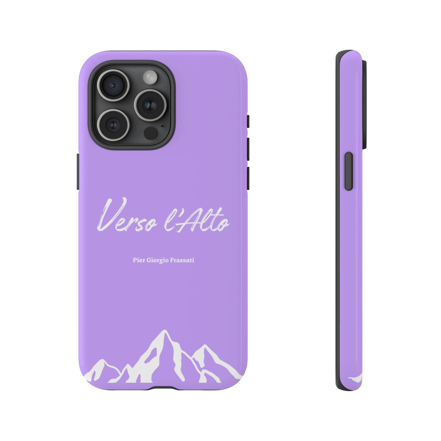 Mauve Mountain Adventure Phone Case - Stylish Verso l'Alto Phone Protection