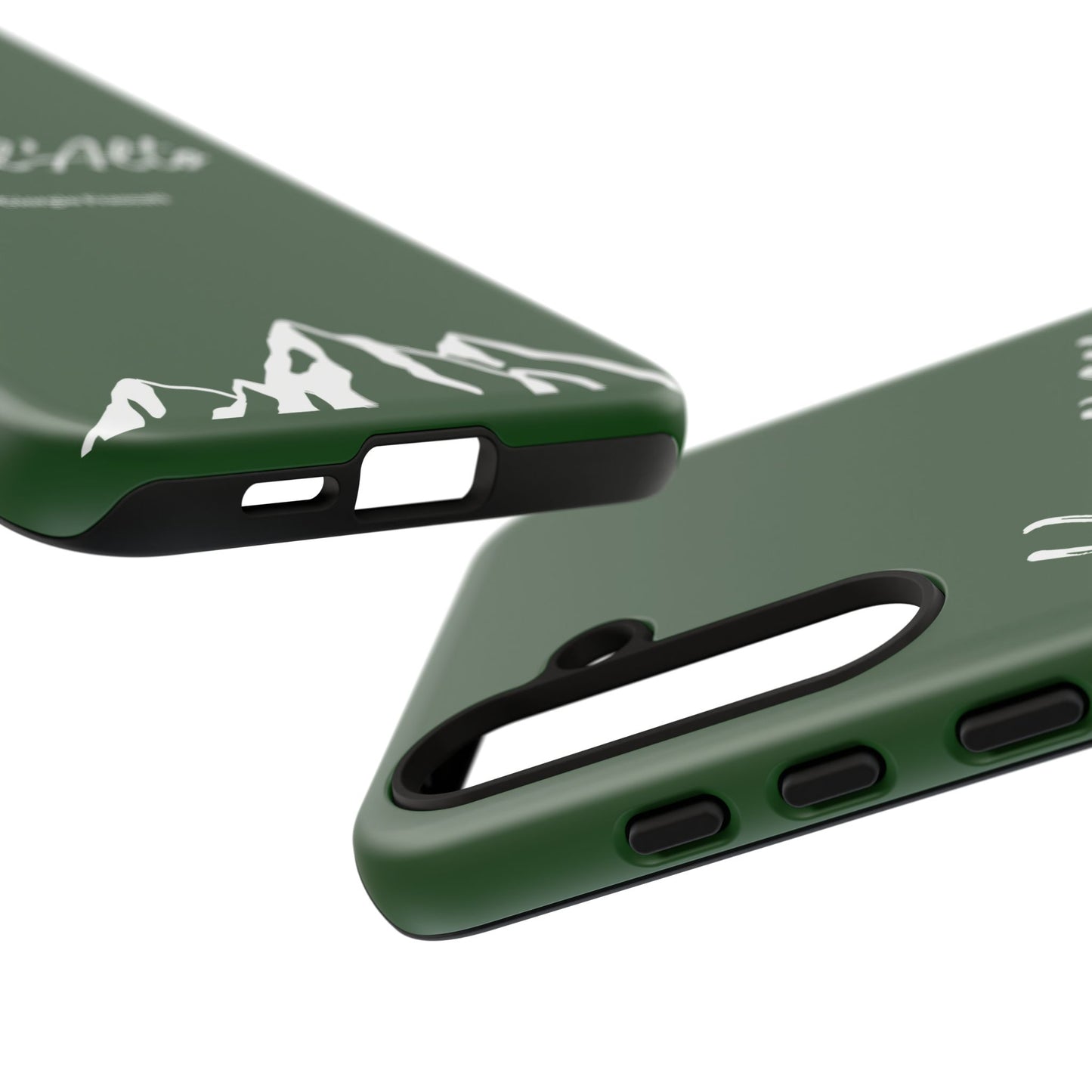 Vert Sapin Mountain Adventure Phone Case - Stylish Verso l'Alto Phone Protection