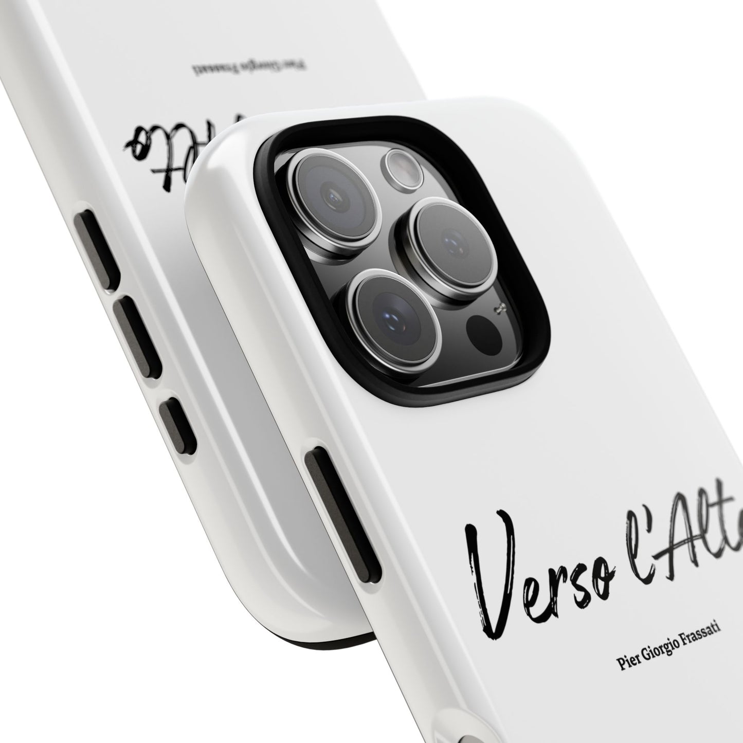 White Mountain Adventure Phone Case - Stylish Verso l'Alto Phone Protection