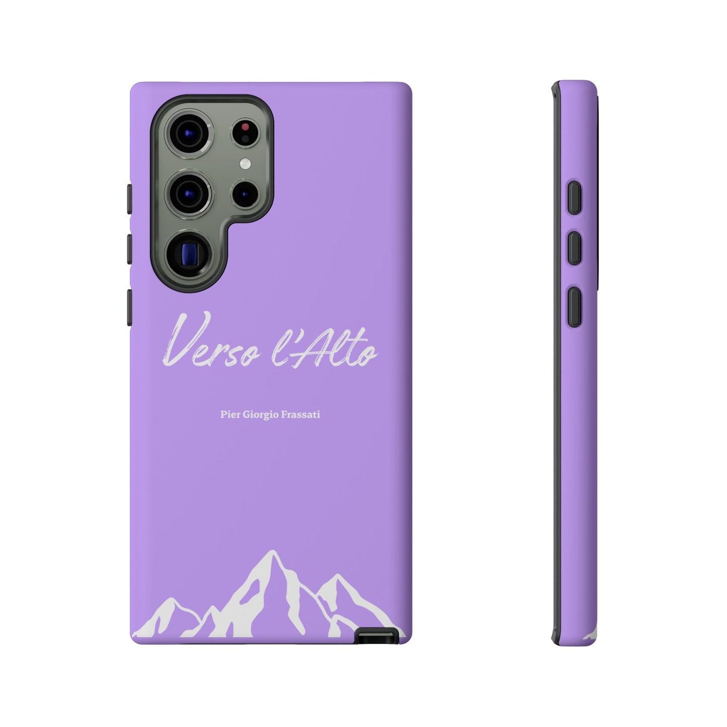 Mauve Mountain Adventure Phone Case - Stylish Verso l'Alto Phone Protection